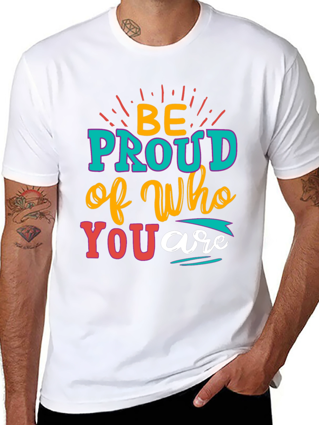Be Proud Graphic Tee - Stylish Statement Shirt