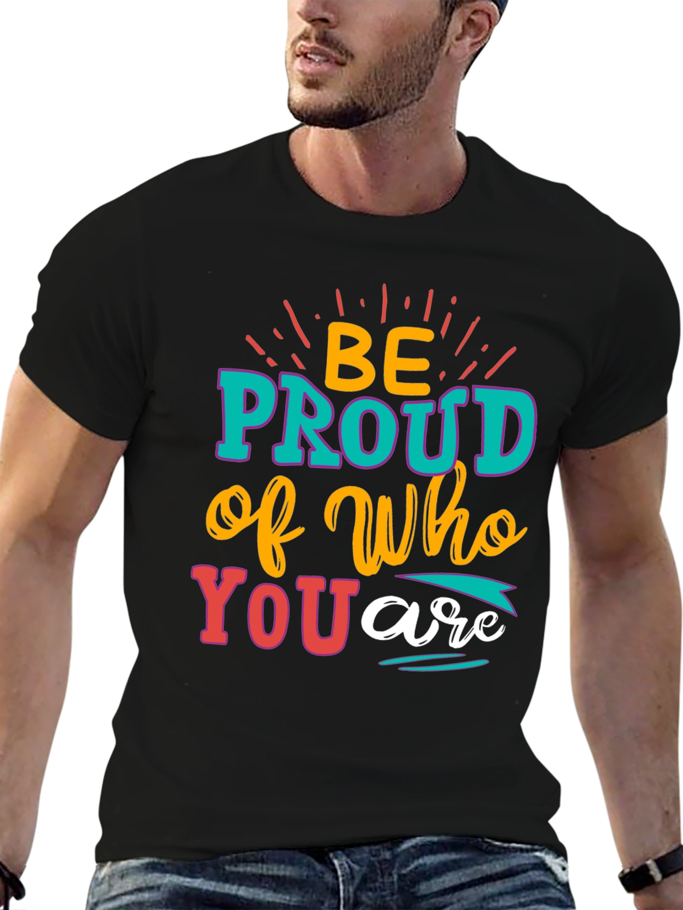 Be Proud Graphic Tee - Stylish Statement Shirt