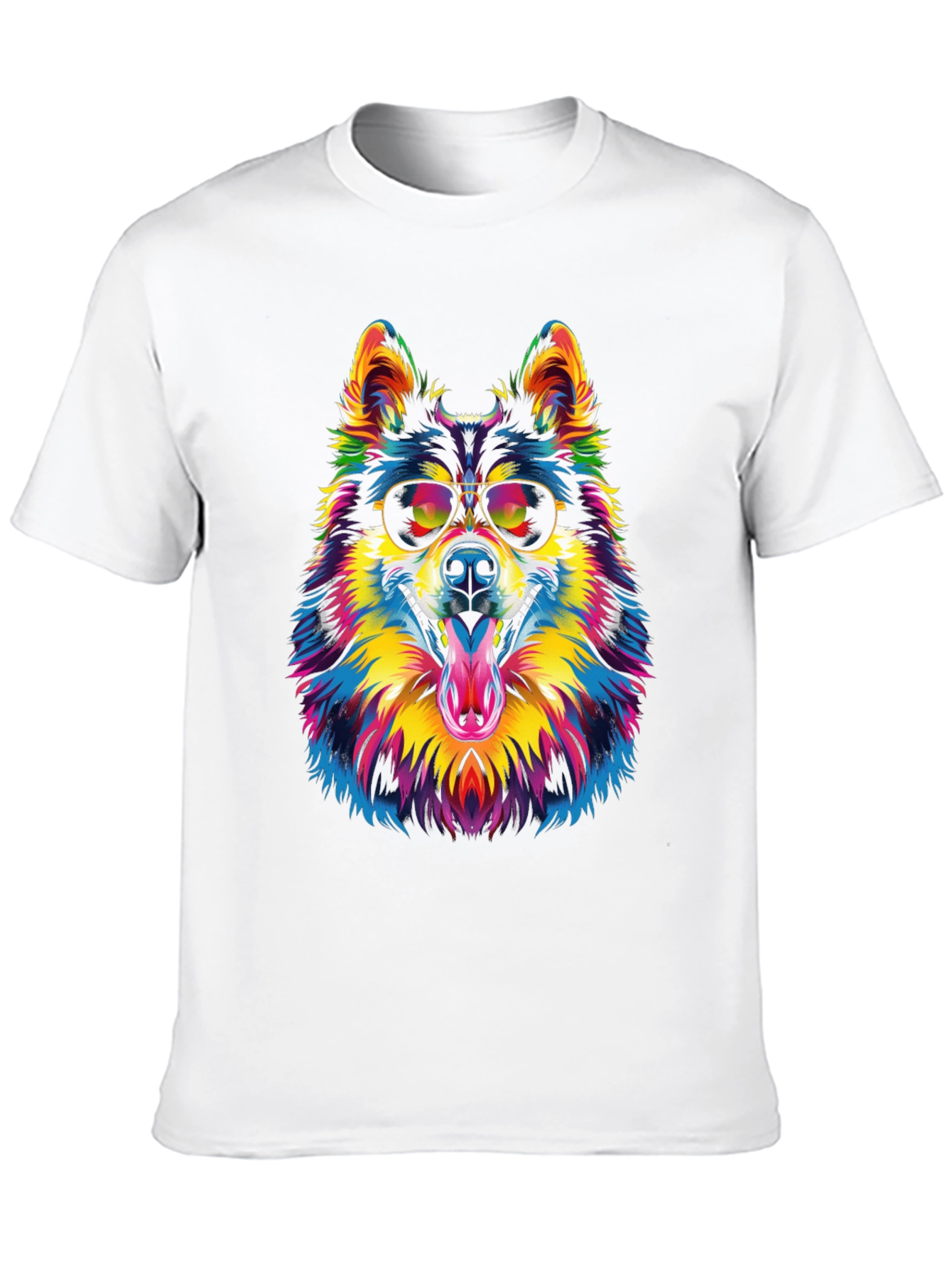 Cool Dog Graphic Tee - Mens Black T-Shirt