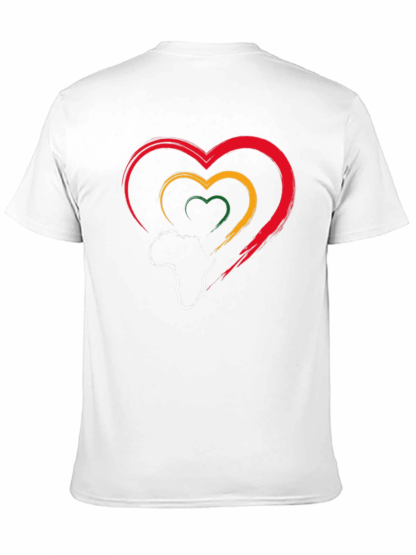 Pan-African Pride Heart T-Shirt
