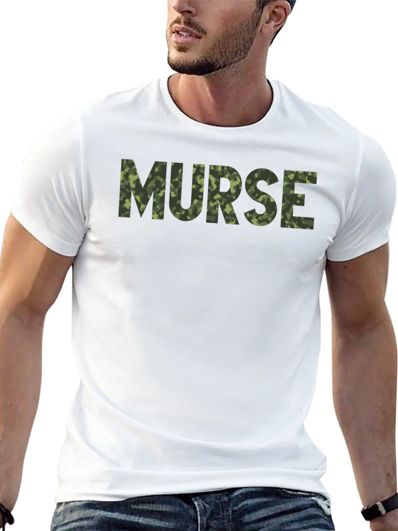 Murse Camo Graphic T-Shirt