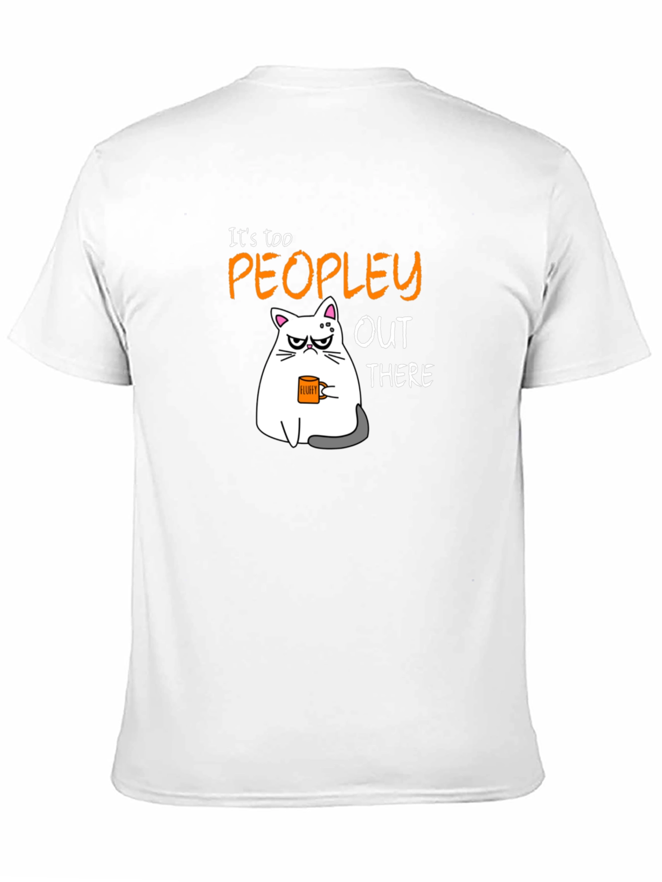 Too Peopley Cat Graphic T-Shirt