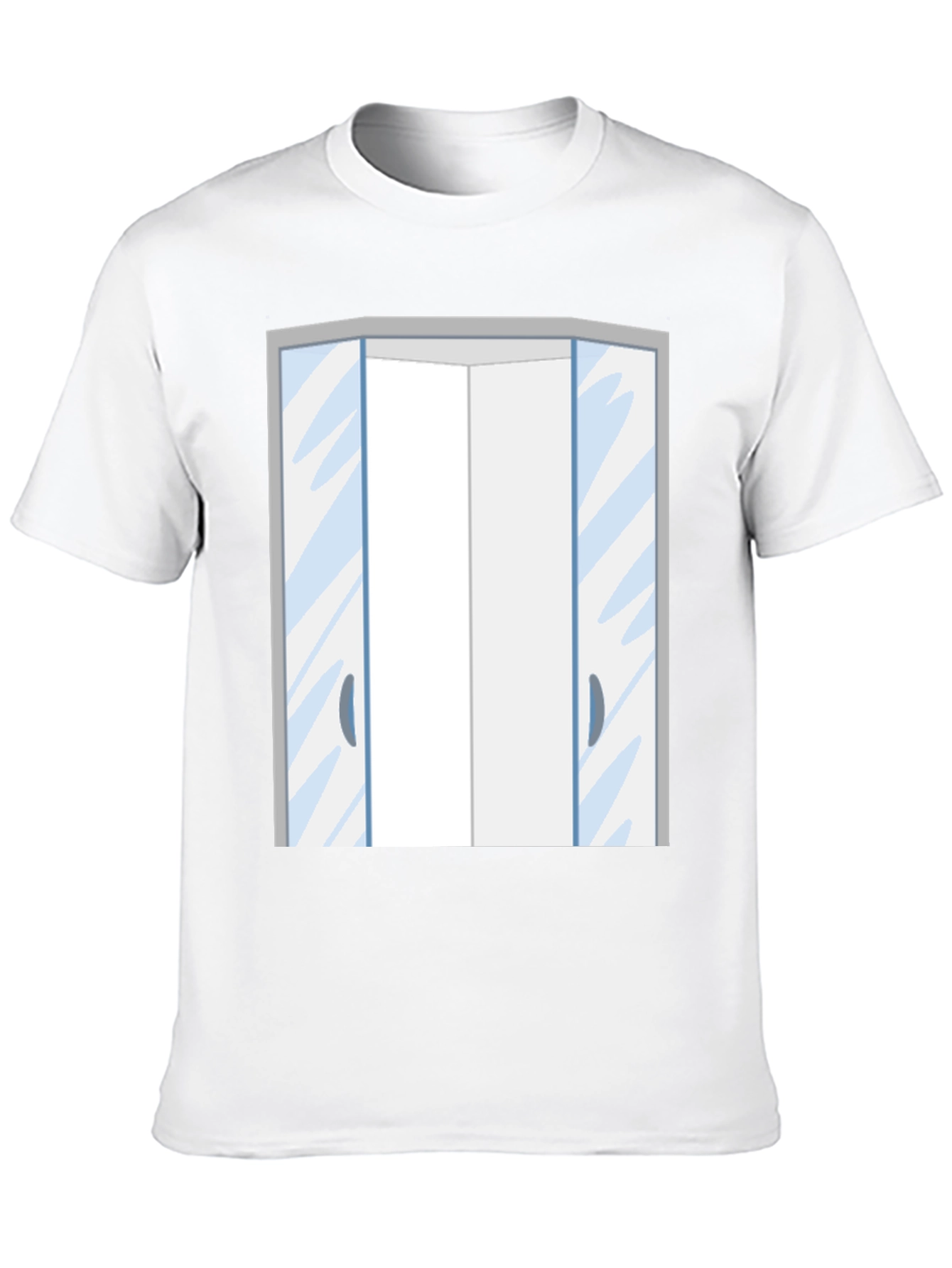 Funny Automatic Doors Graphic T-Shirt