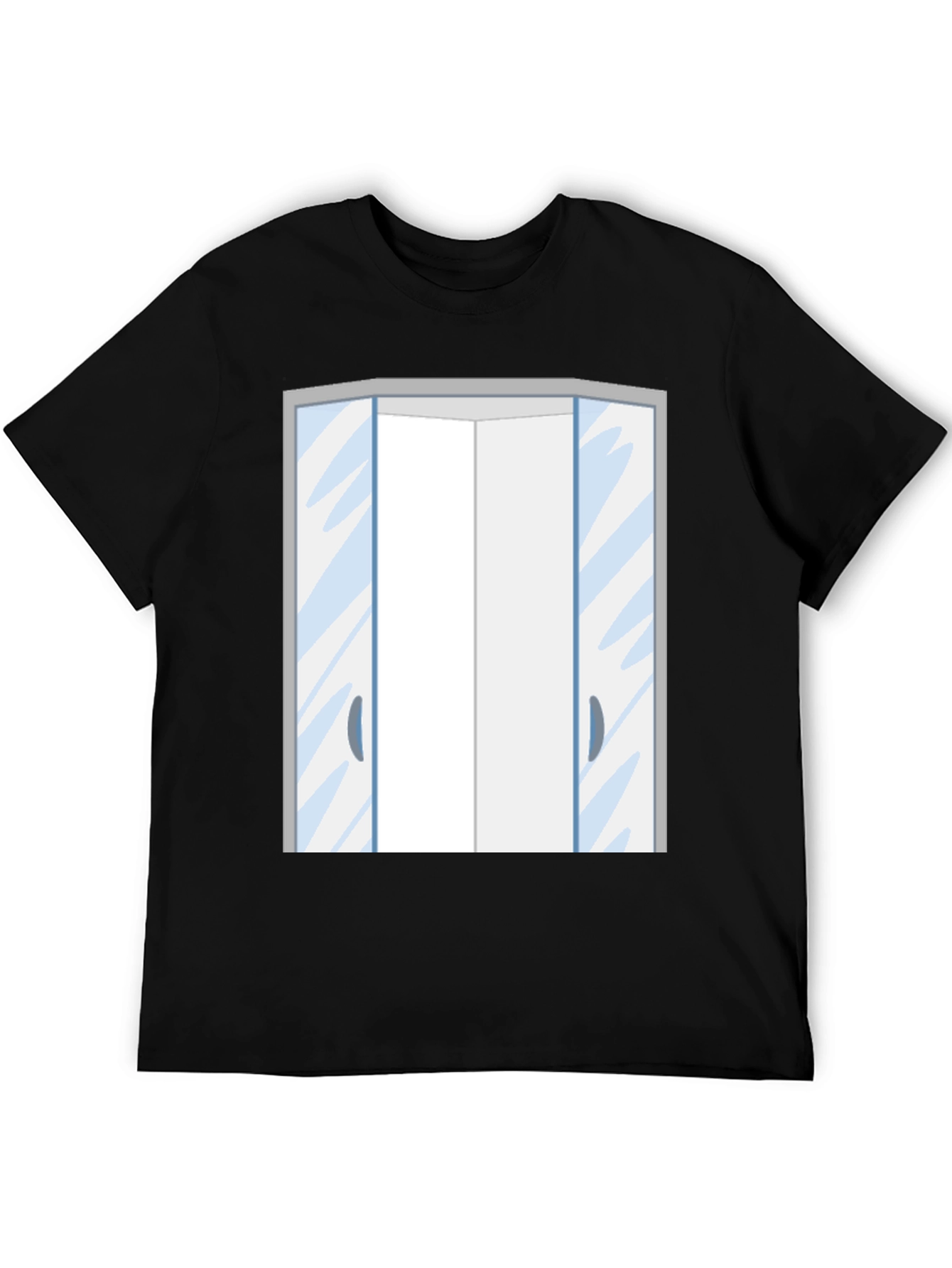 Funny Automatic Doors Graphic T-Shirt