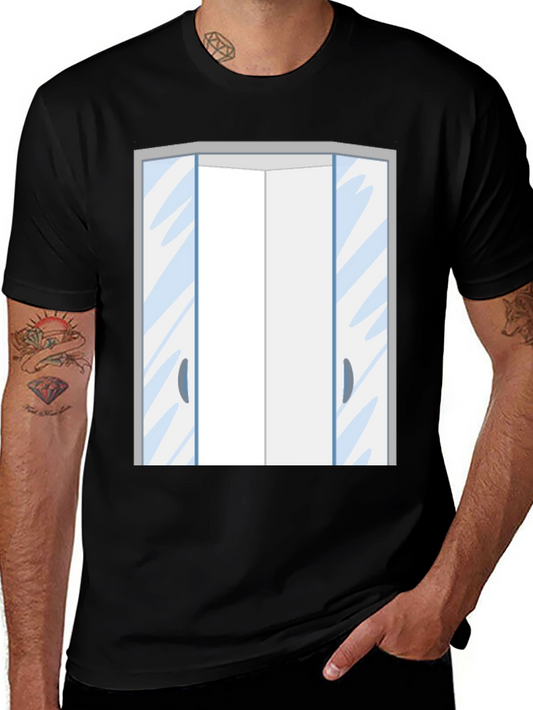 Funny Automatic Doors Graphic T-Shirt
