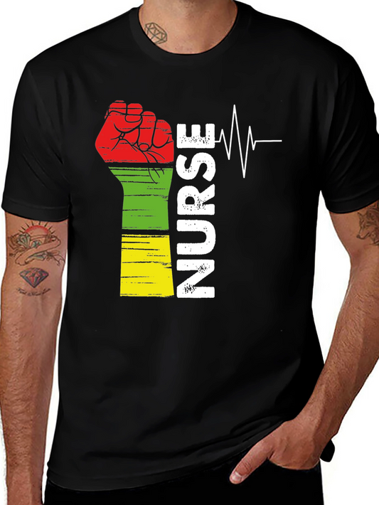 Nurse Empowerment T-Shirt - Pan-African Colors
