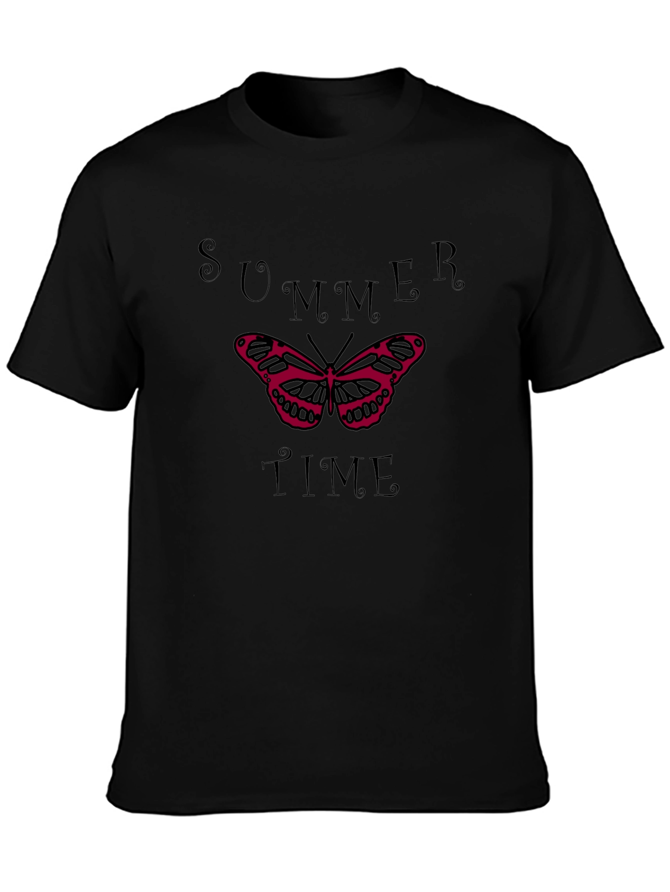 Summer Time Butterfly Graphic Tee