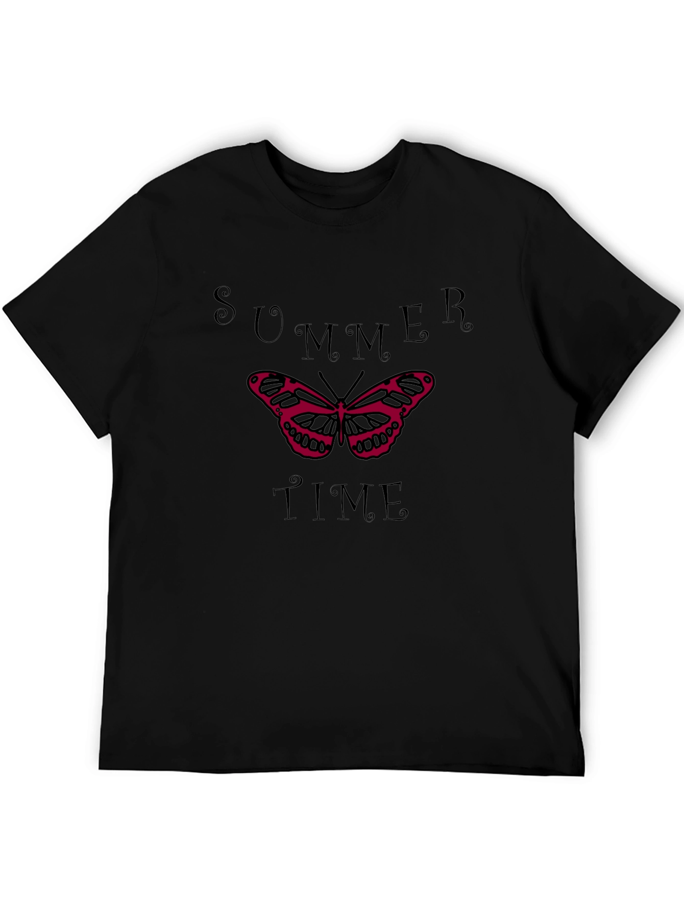 Summer Time Butterfly Graphic Tee