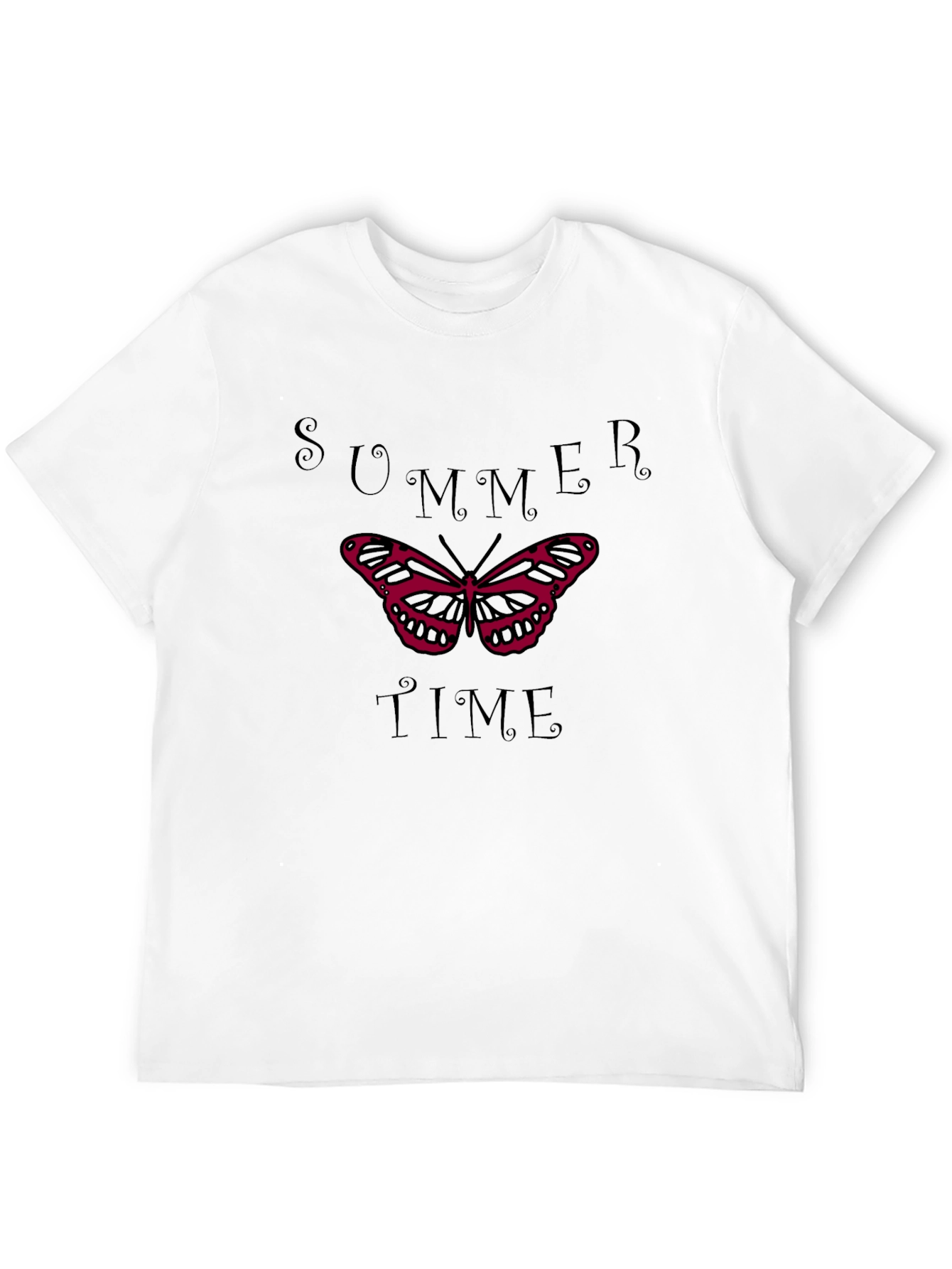 Summer Time Butterfly Graphic Tee
