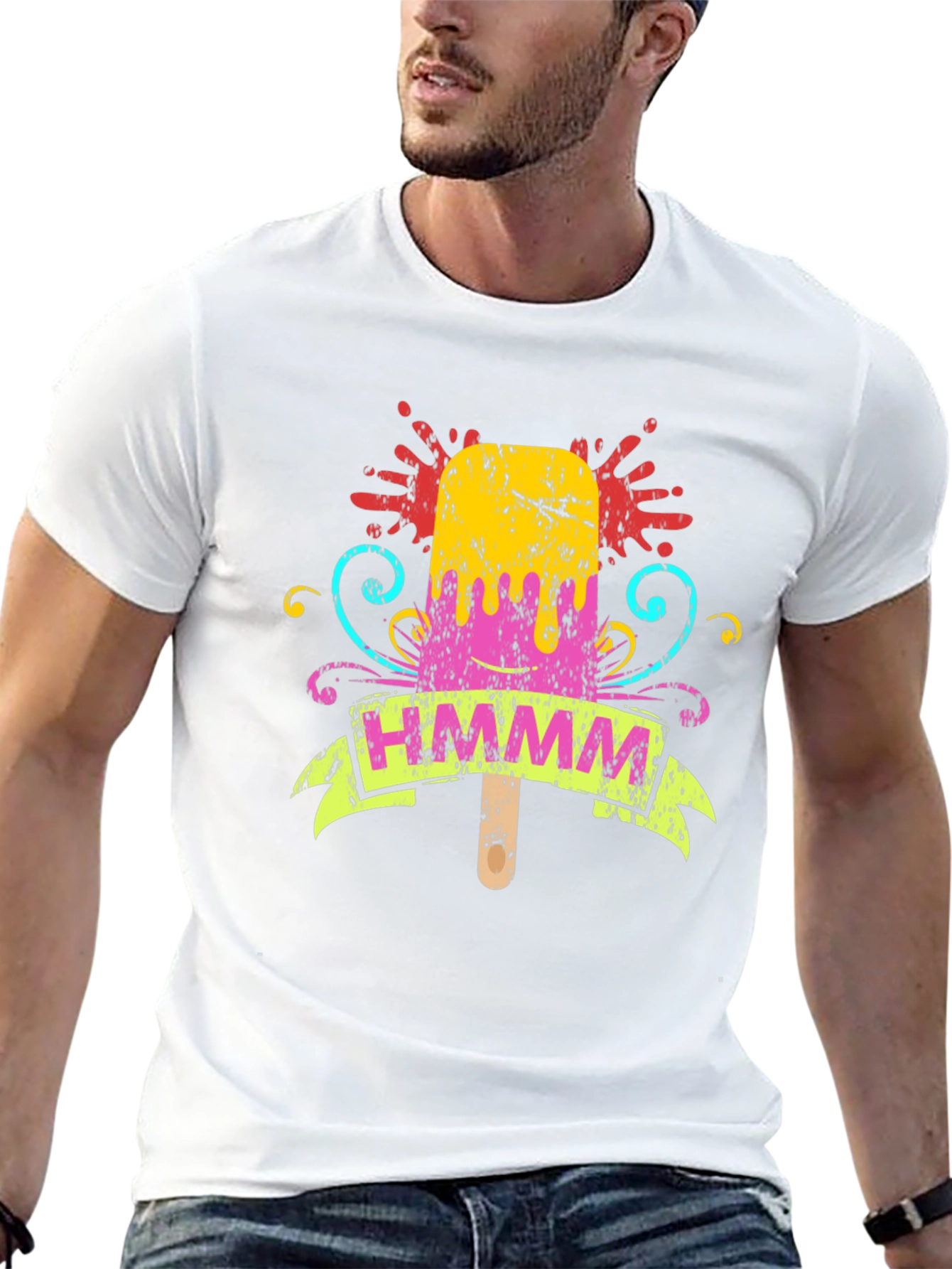 Whimsical Popsicle Graphic Tee - HMMM Print