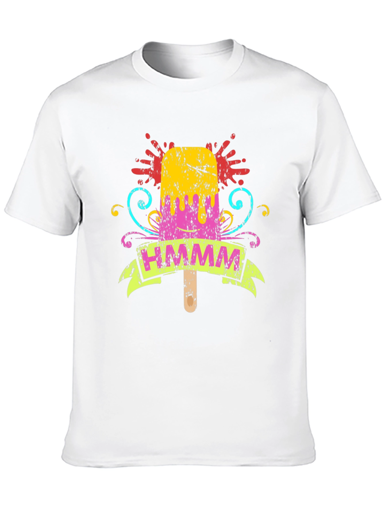Whimsical Popsicle Graphic Tee - HMMM Print