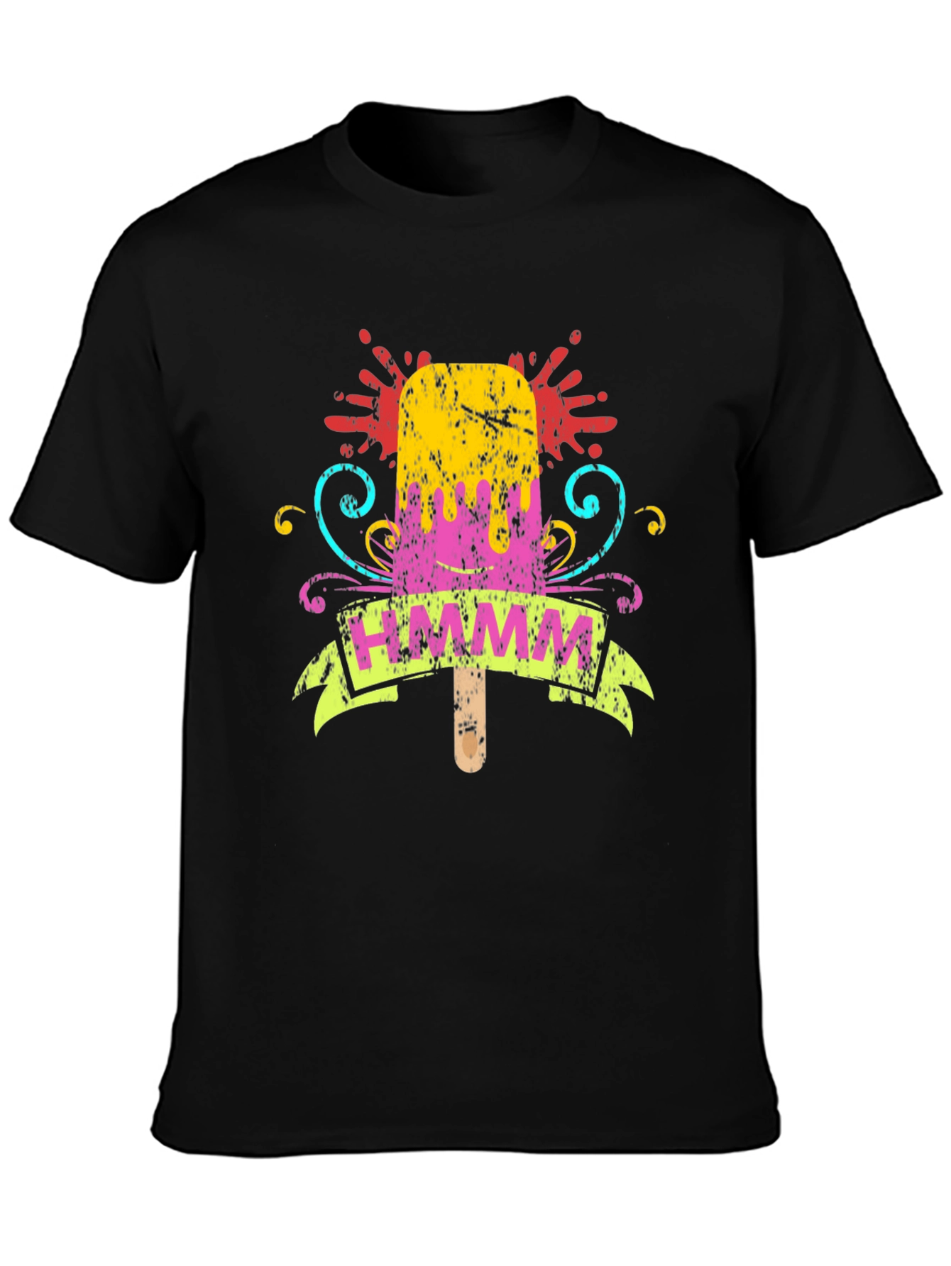 Whimsical Popsicle Graphic Tee - HMMM Print