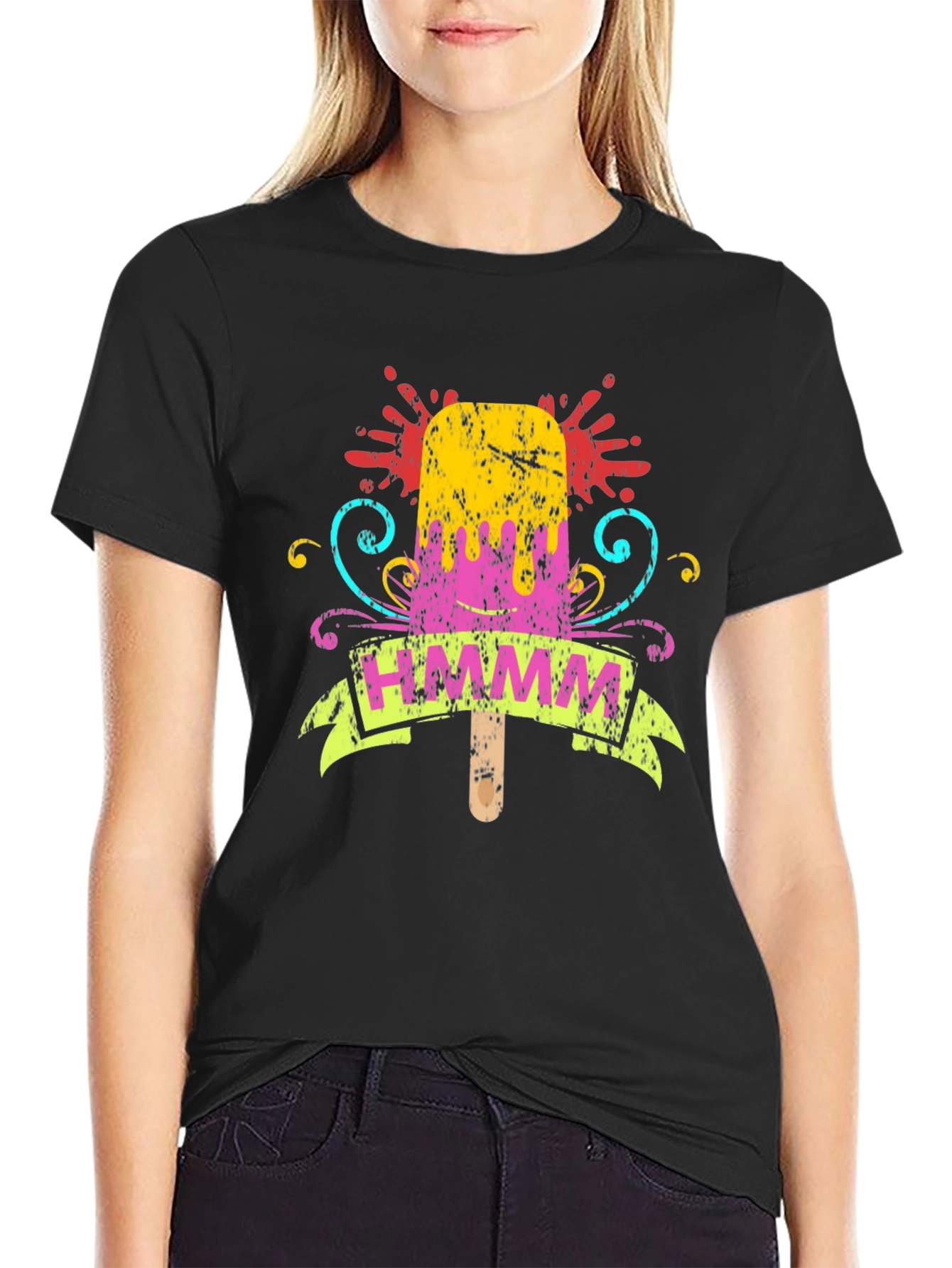 Whimsical Popsicle Graphic Tee - HMMM Print