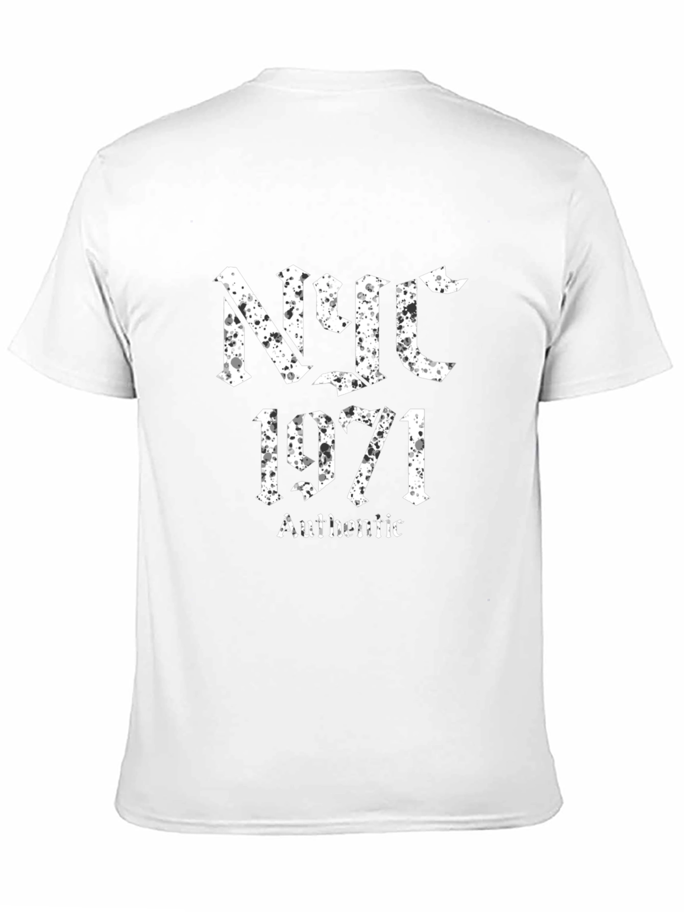 NYC 1971 Authentic Black T-Shirt