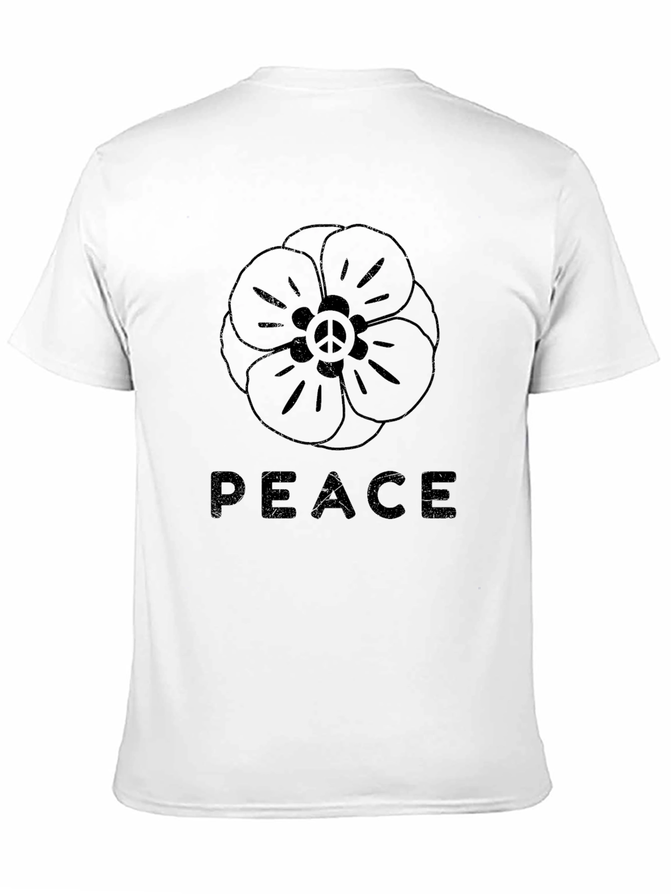 Peace Flower Graphic T-Shirt