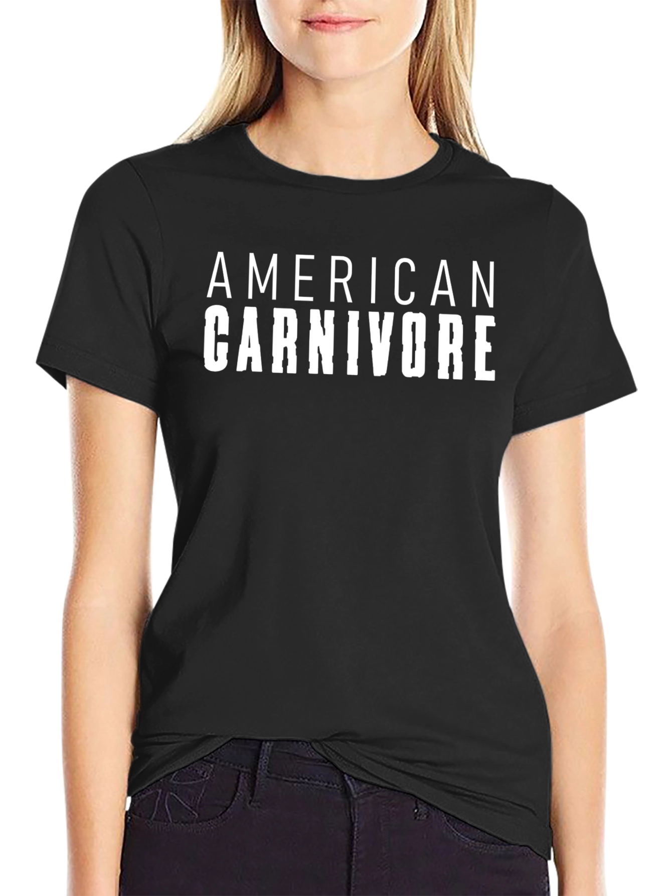 American Carnivore Graphic Tee - Black
