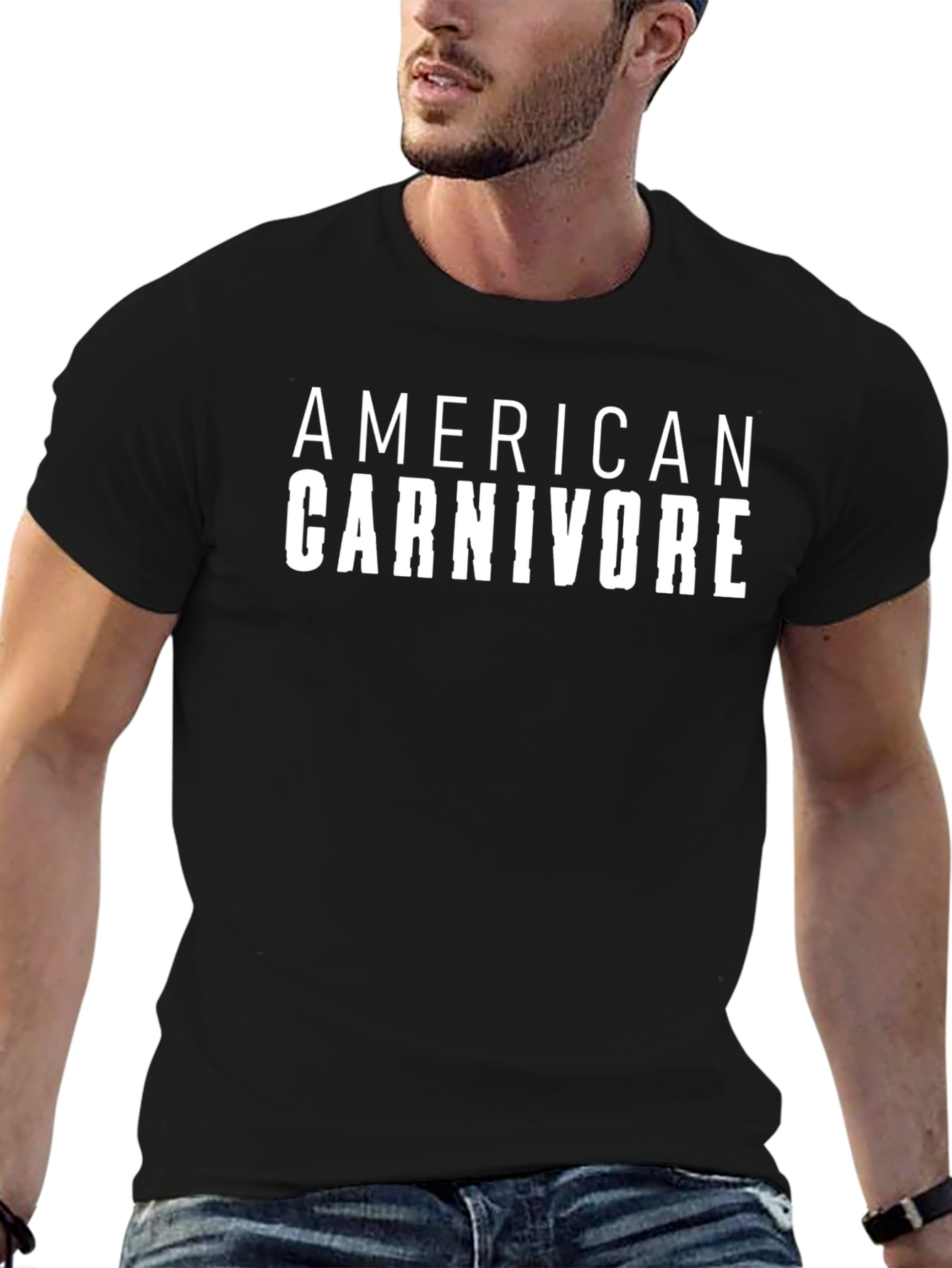 American Carnivore Graphic Tee - Black