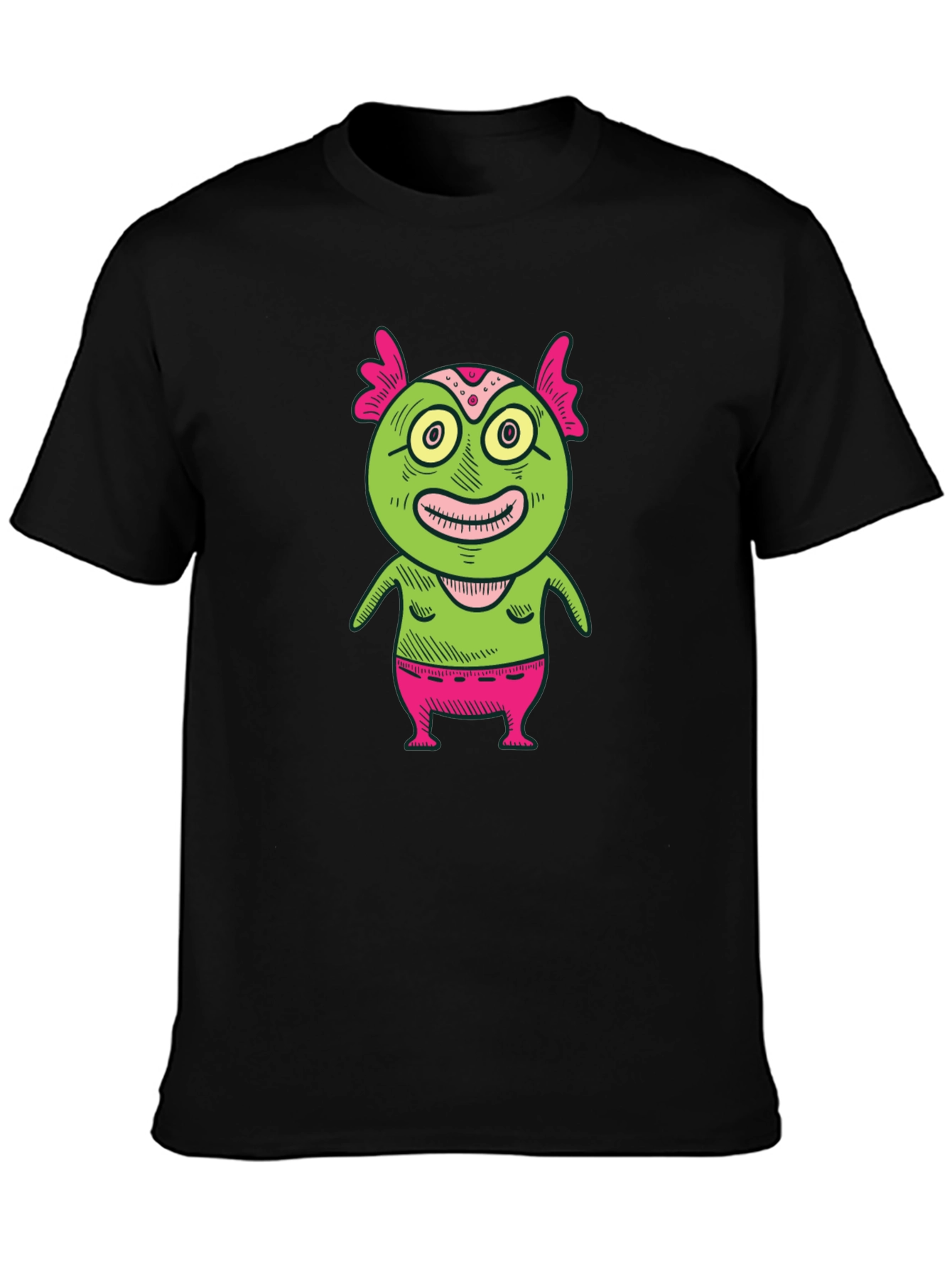 Monster Graphic Print T-Shirt