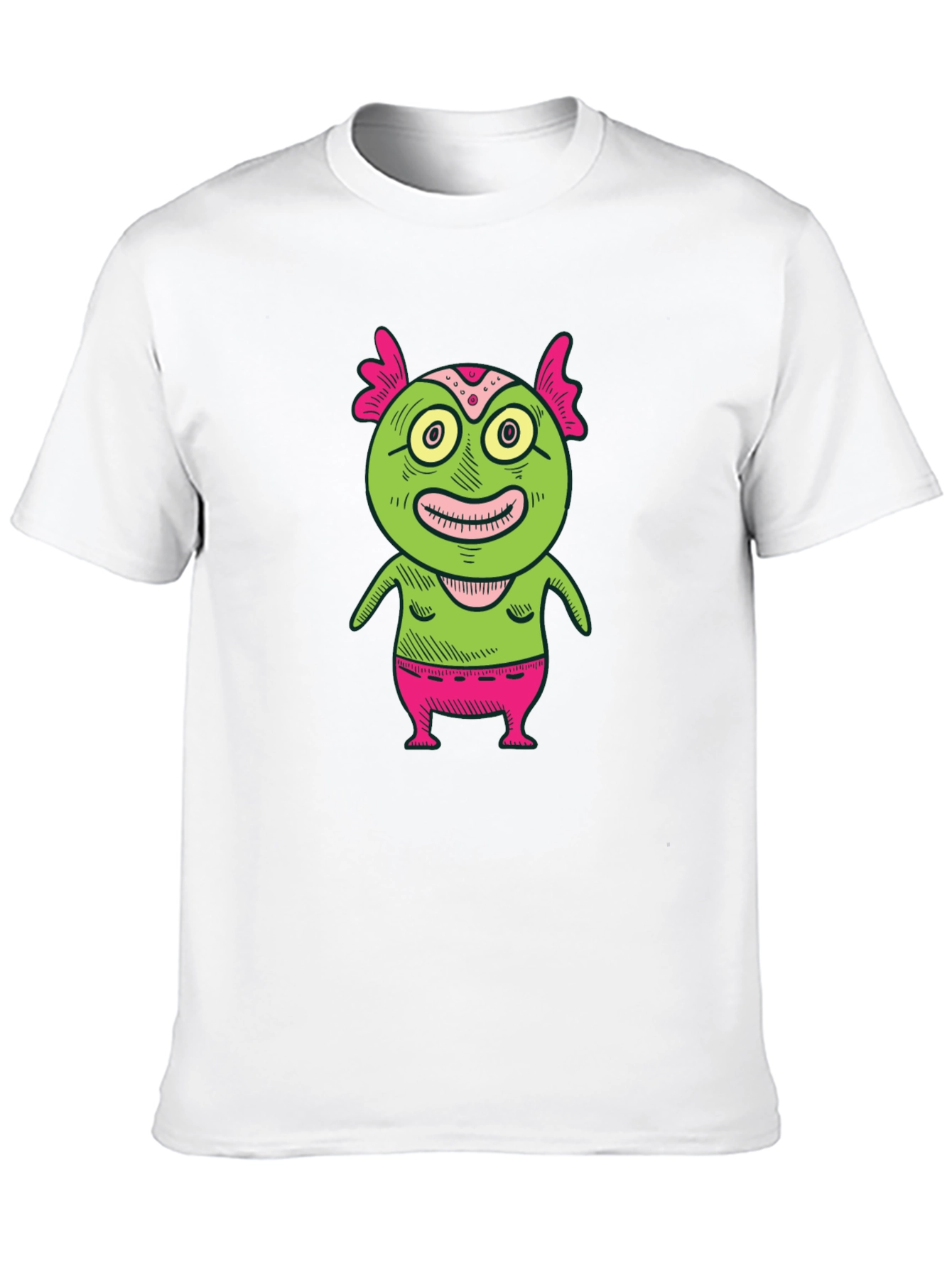 Monster Graphic Print T-Shirt