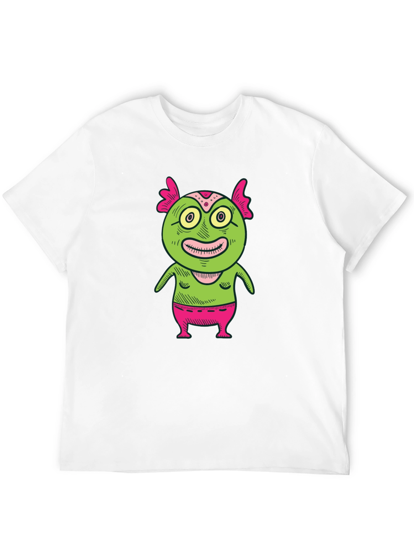 Monster Graphic Print T-Shirt