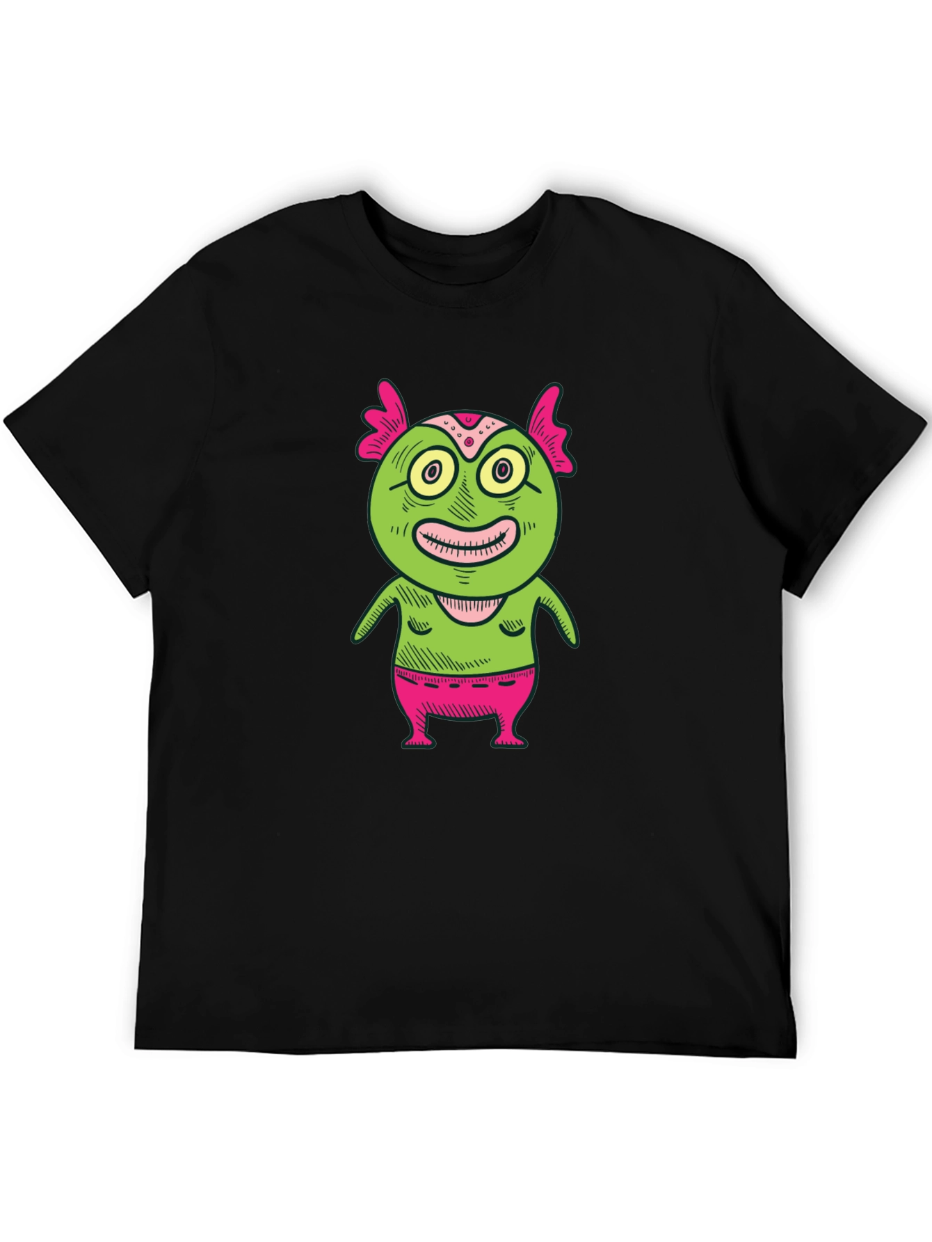 Monster Graphic Print T-Shirt