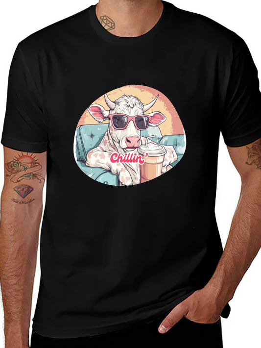 Cool Cow Chillin T-Shirt - Relaxed Style