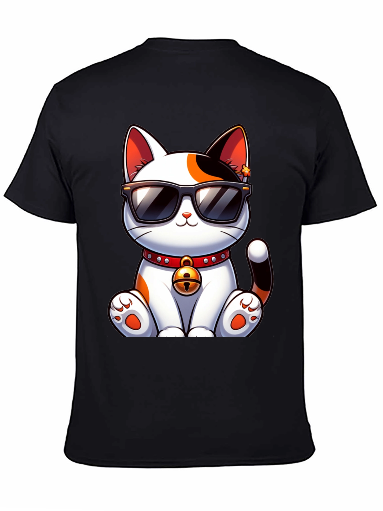 Cool Cat T-Shirt - Trendy Feline Graphic Tee