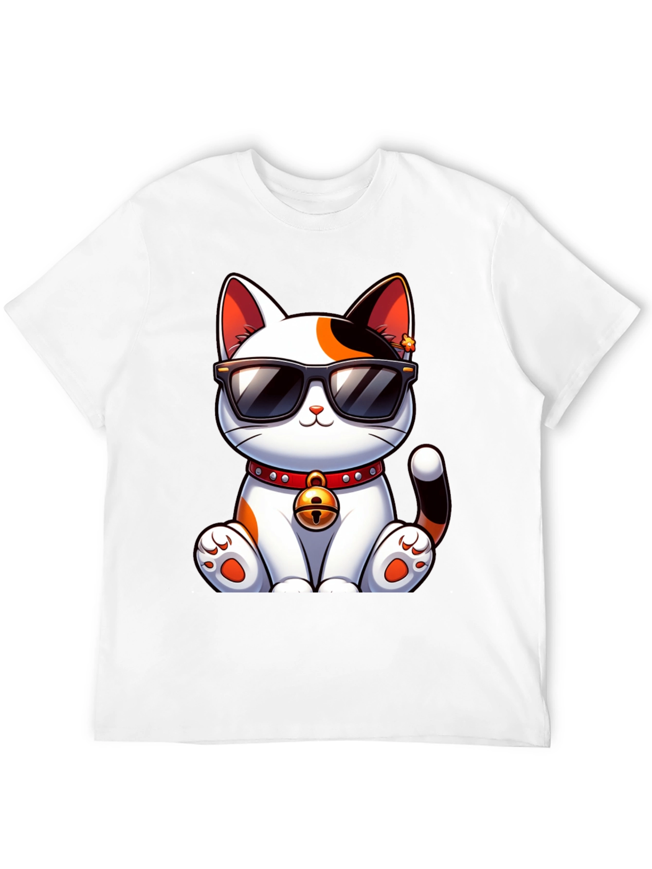 Cool Cat T-Shirt - Trendy Feline Graphic Tee