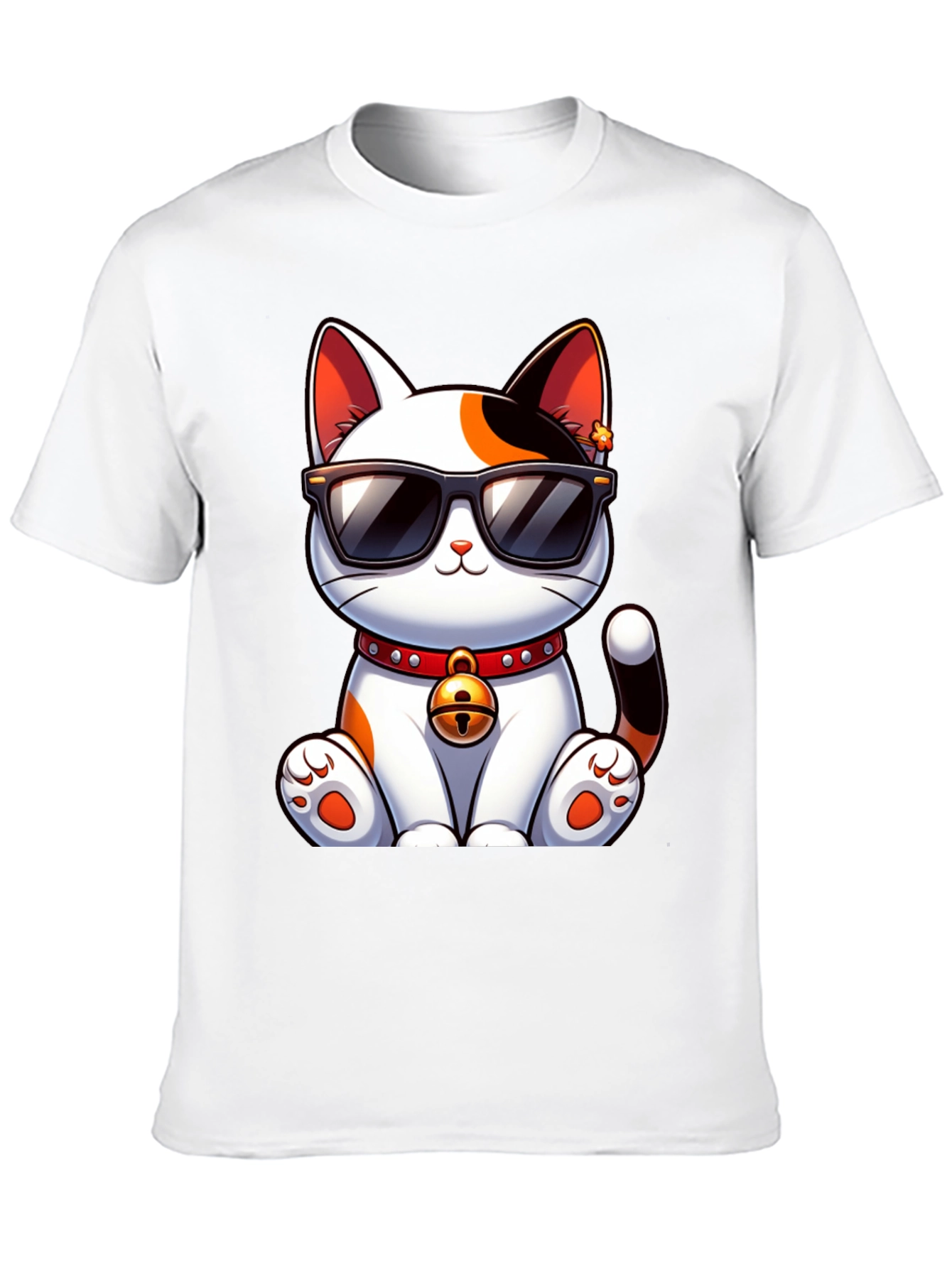 Cool Cat T-Shirt - Trendy Feline Graphic Tee