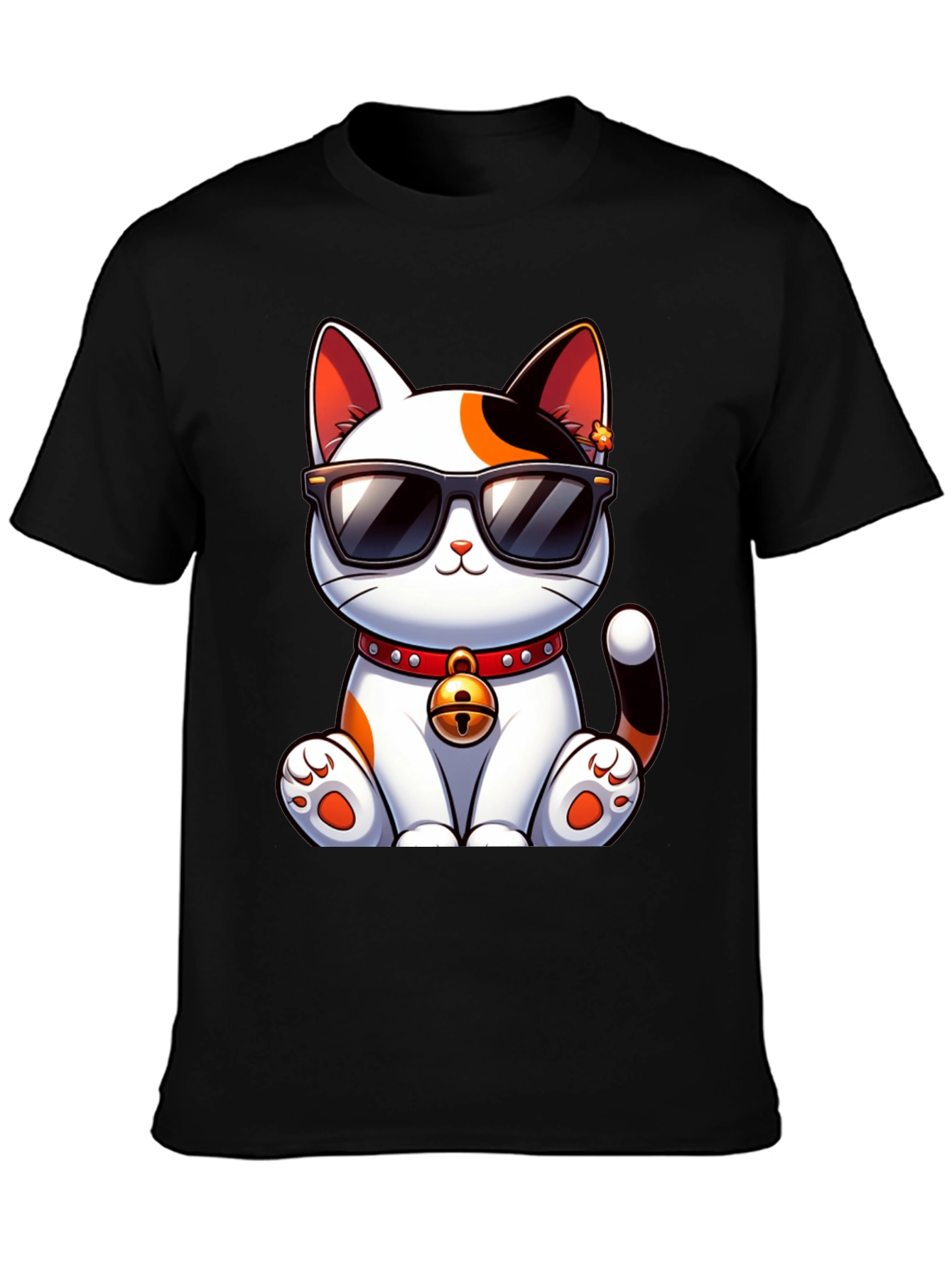 Cool Cat T-Shirt - Trendy Feline Graphic Tee