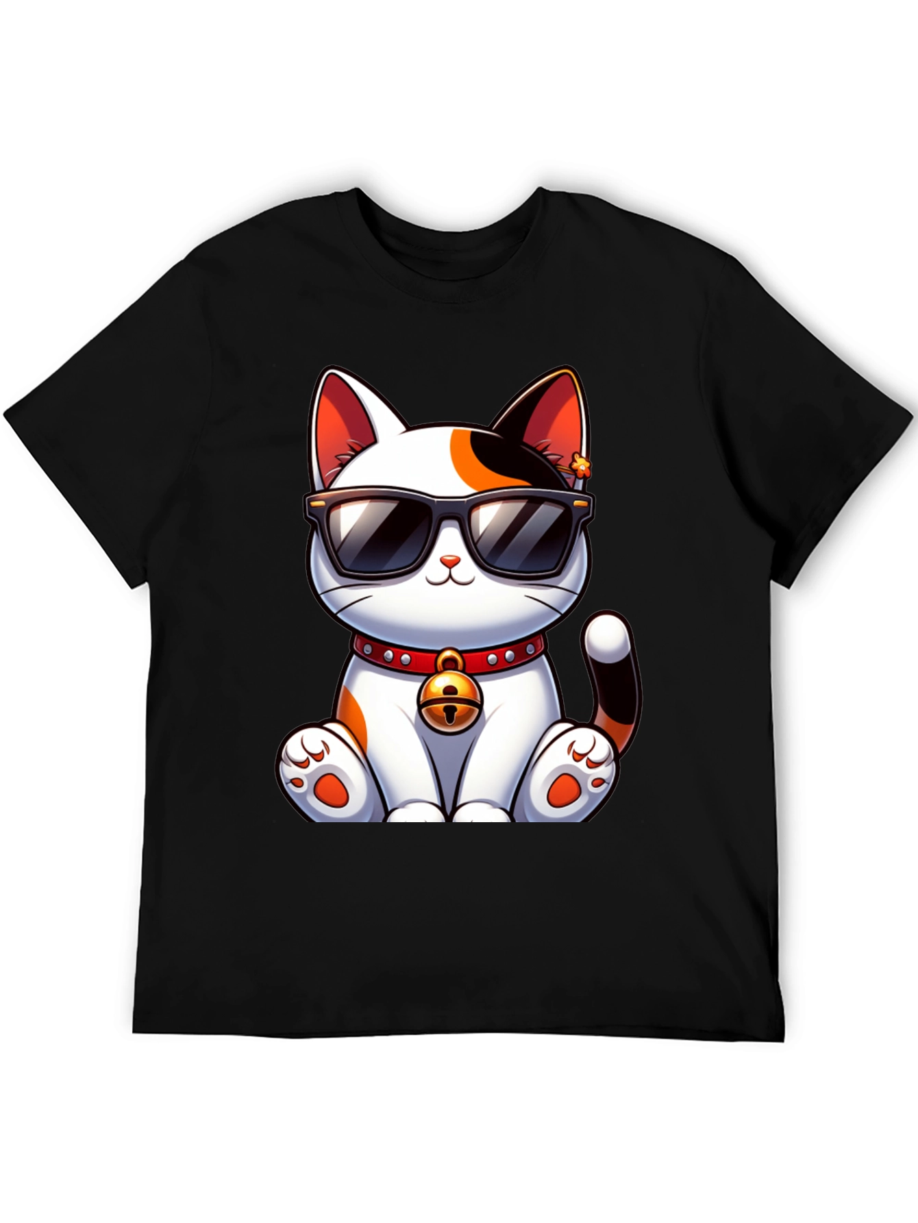 Cool Cat T-Shirt - Trendy Feline Graphic Tee