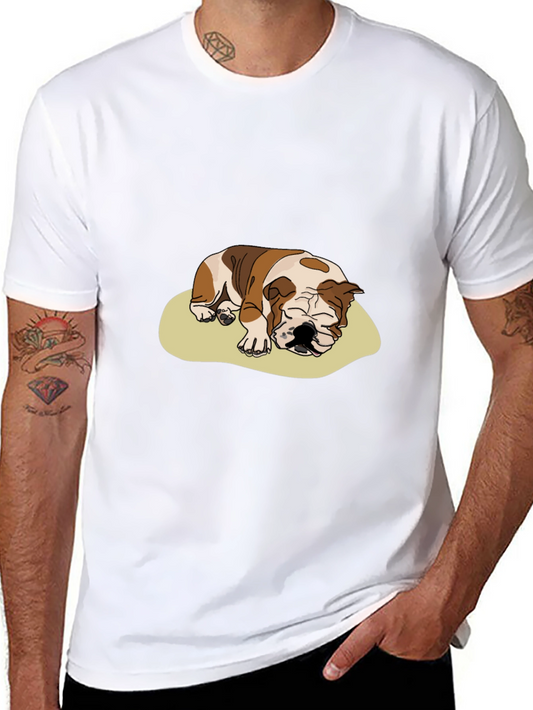 Bulldog Nap T-Shirt - Cute Dog Lover Tee
