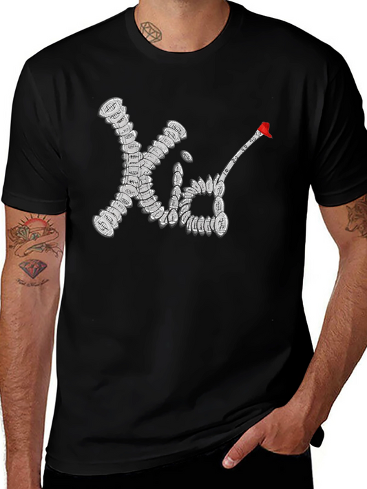 Football Kid T-Shirt - Black Cotton Tee