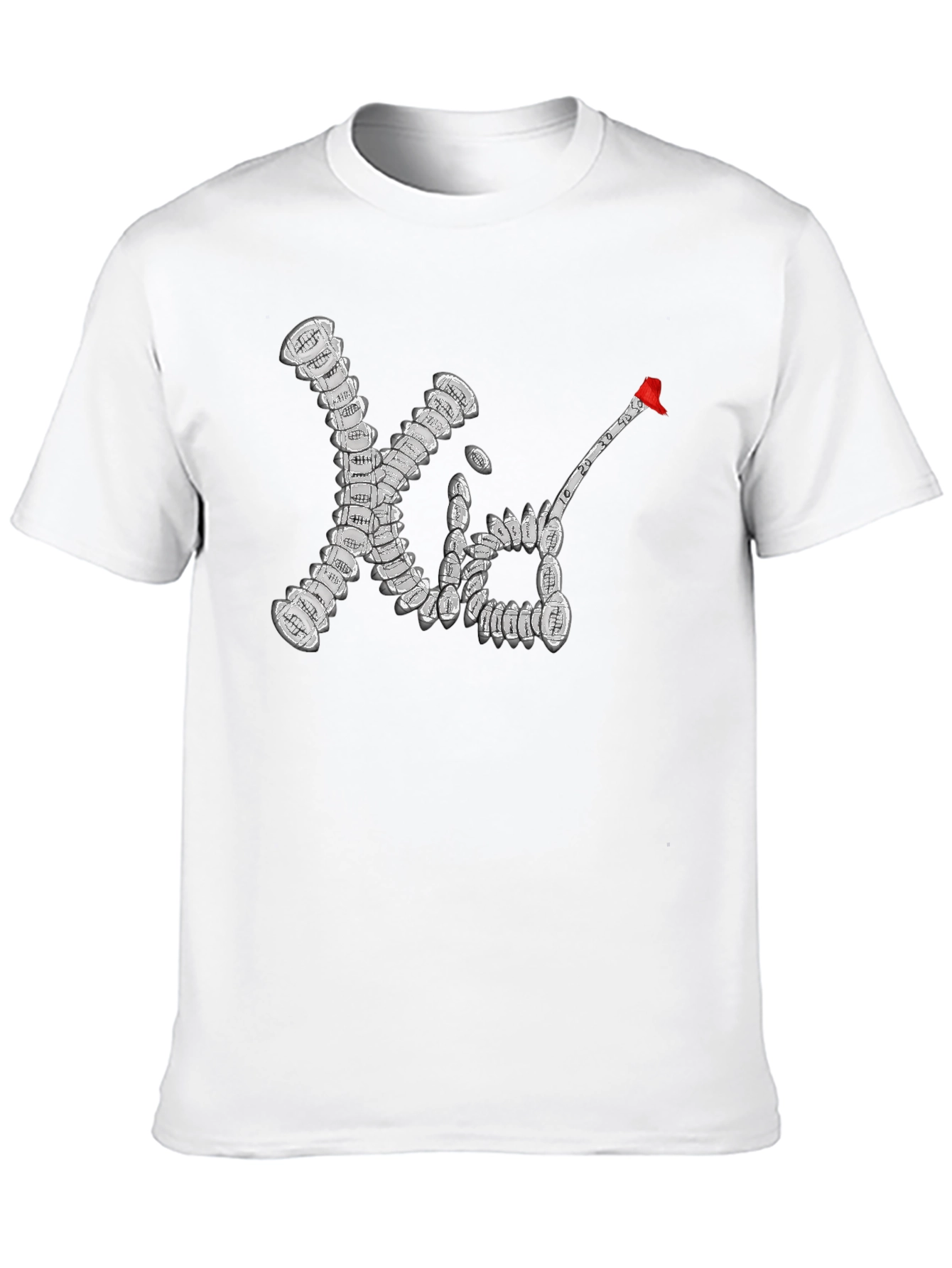 Football Kid T-Shirt - Black Cotton Tee