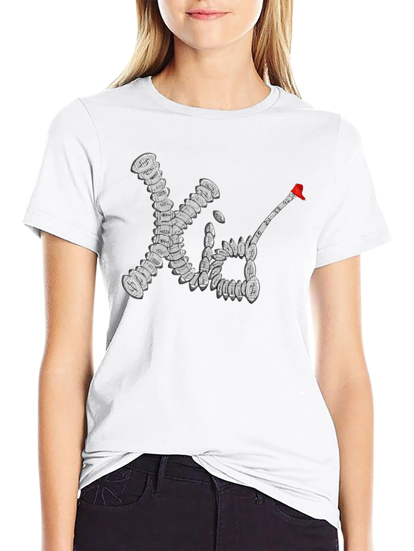 Football Kid T-Shirt - Black Cotton Tee