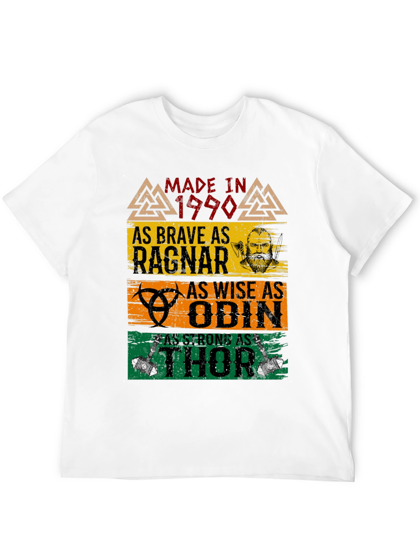 Made In 1990 Viking Warrior T-Shirt
