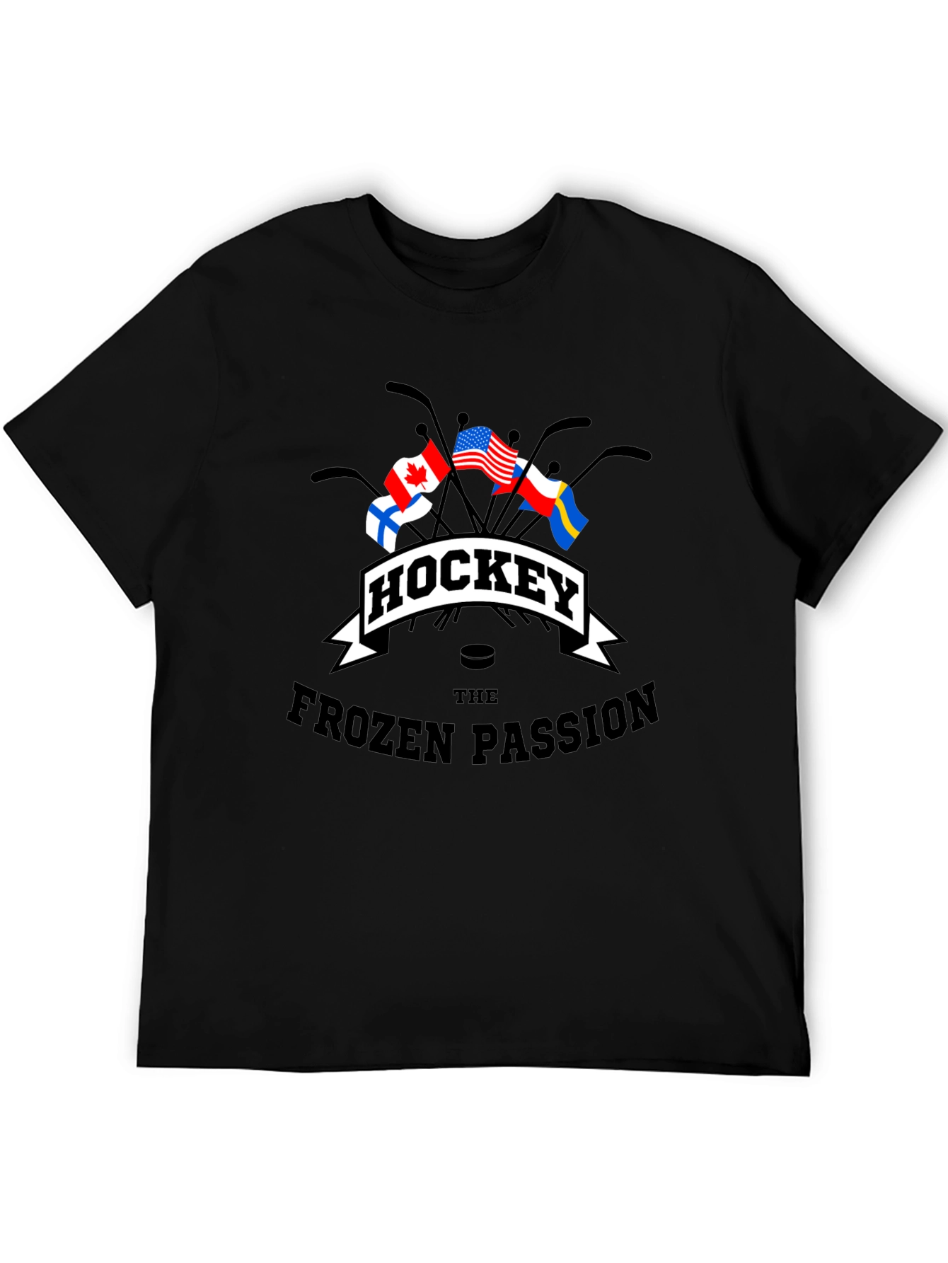 Hockey Frozen Passion T-Shirt - International Flags