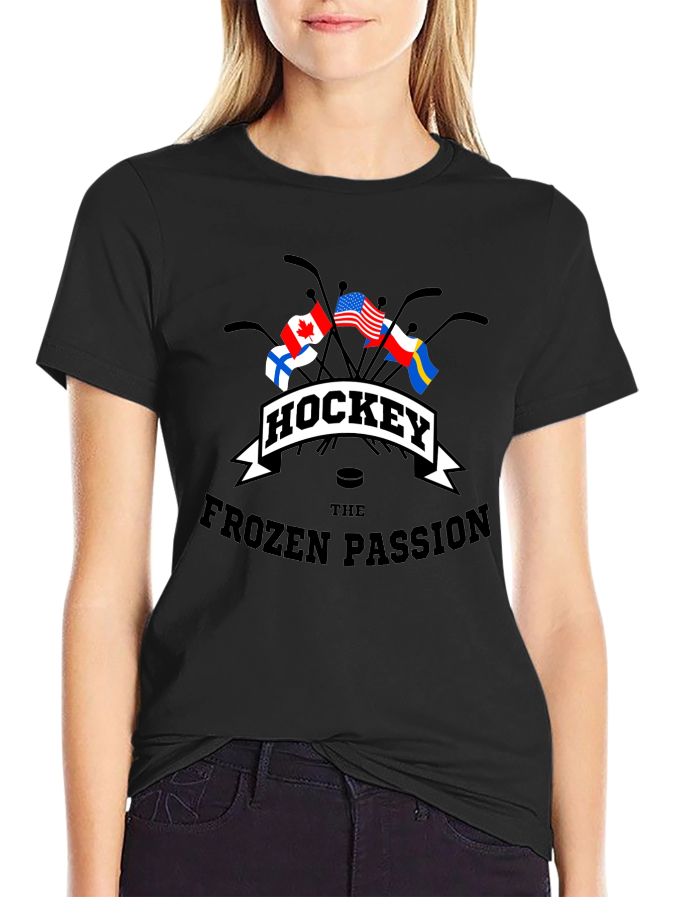 Hockey Frozen Passion T-Shirt - International Flags