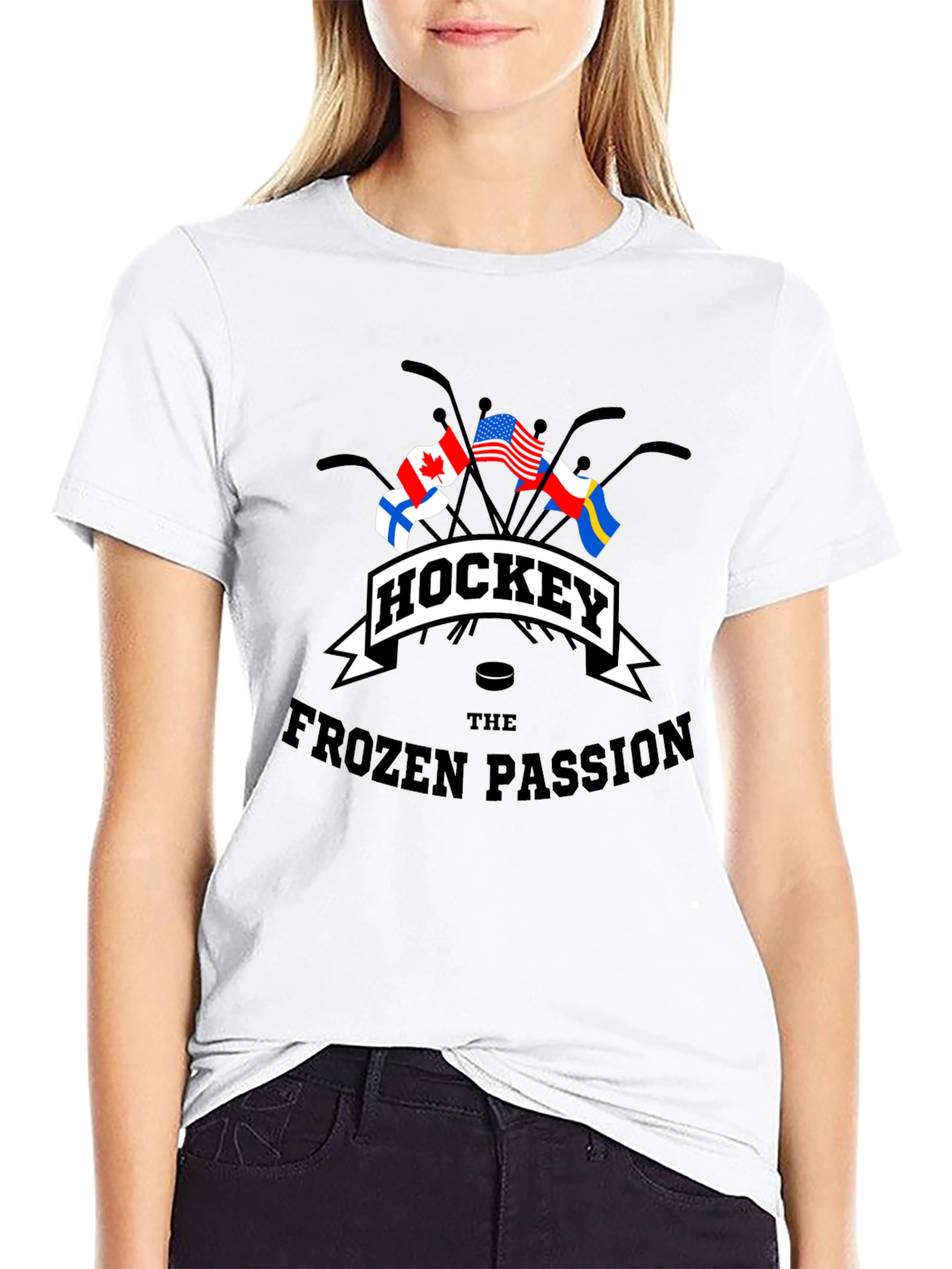 Hockey Frozen Passion T-Shirt - International Flags
