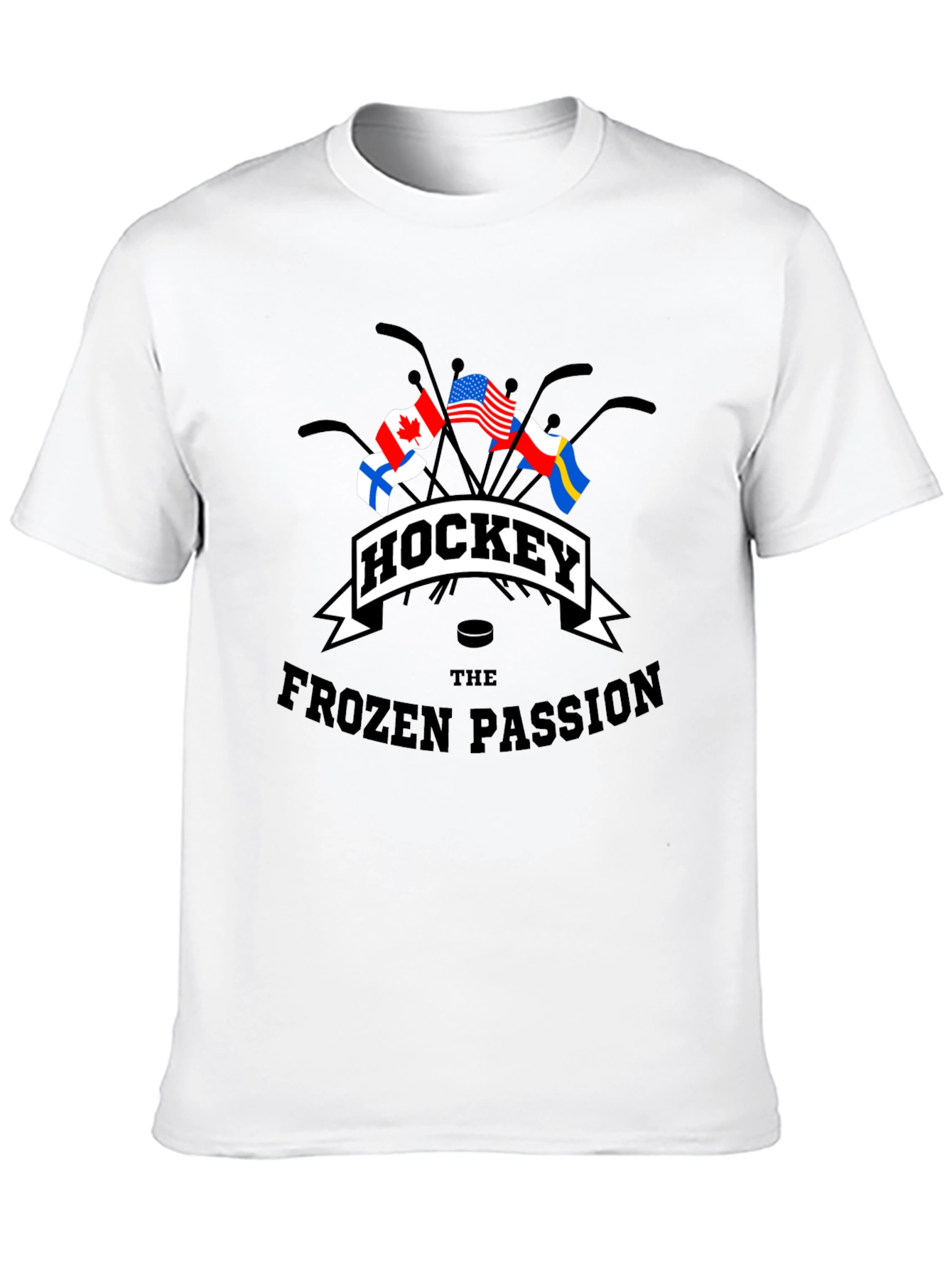 Hockey Frozen Passion T-Shirt - International Flags