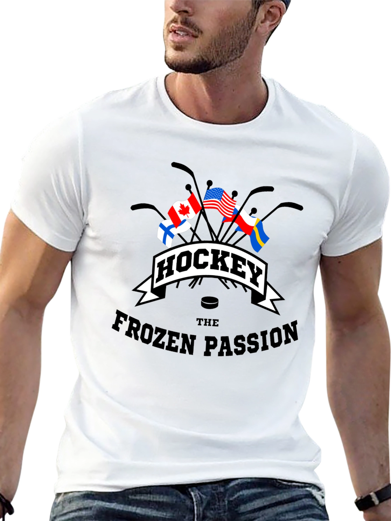 Hockey Frozen Passion T-Shirt - International Flags