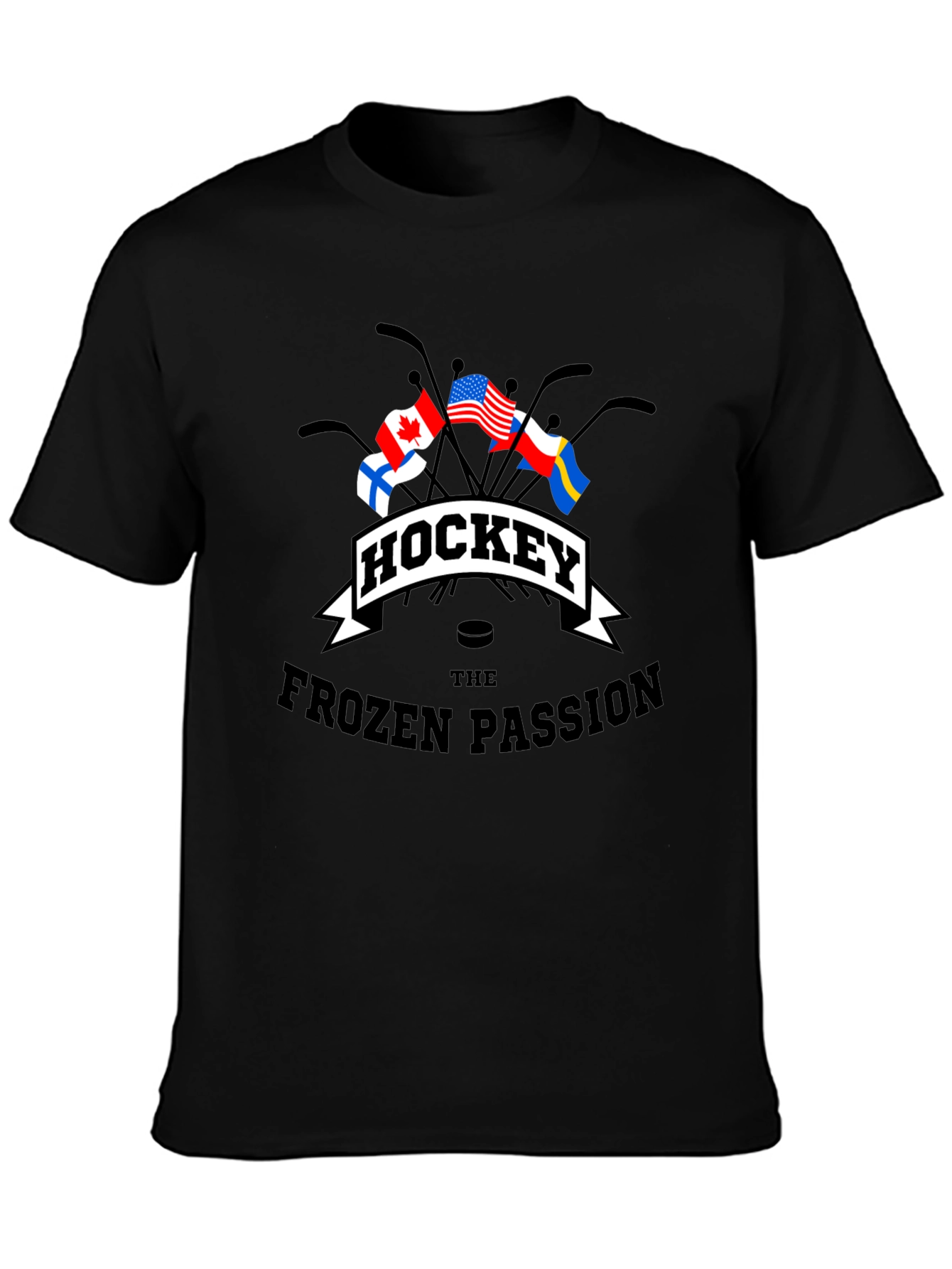 Hockey Frozen Passion T-Shirt - International Flags