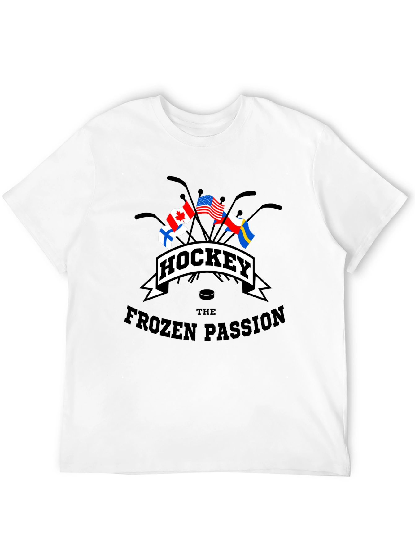 Hockey Frozen Passion T-Shirt - International Flags