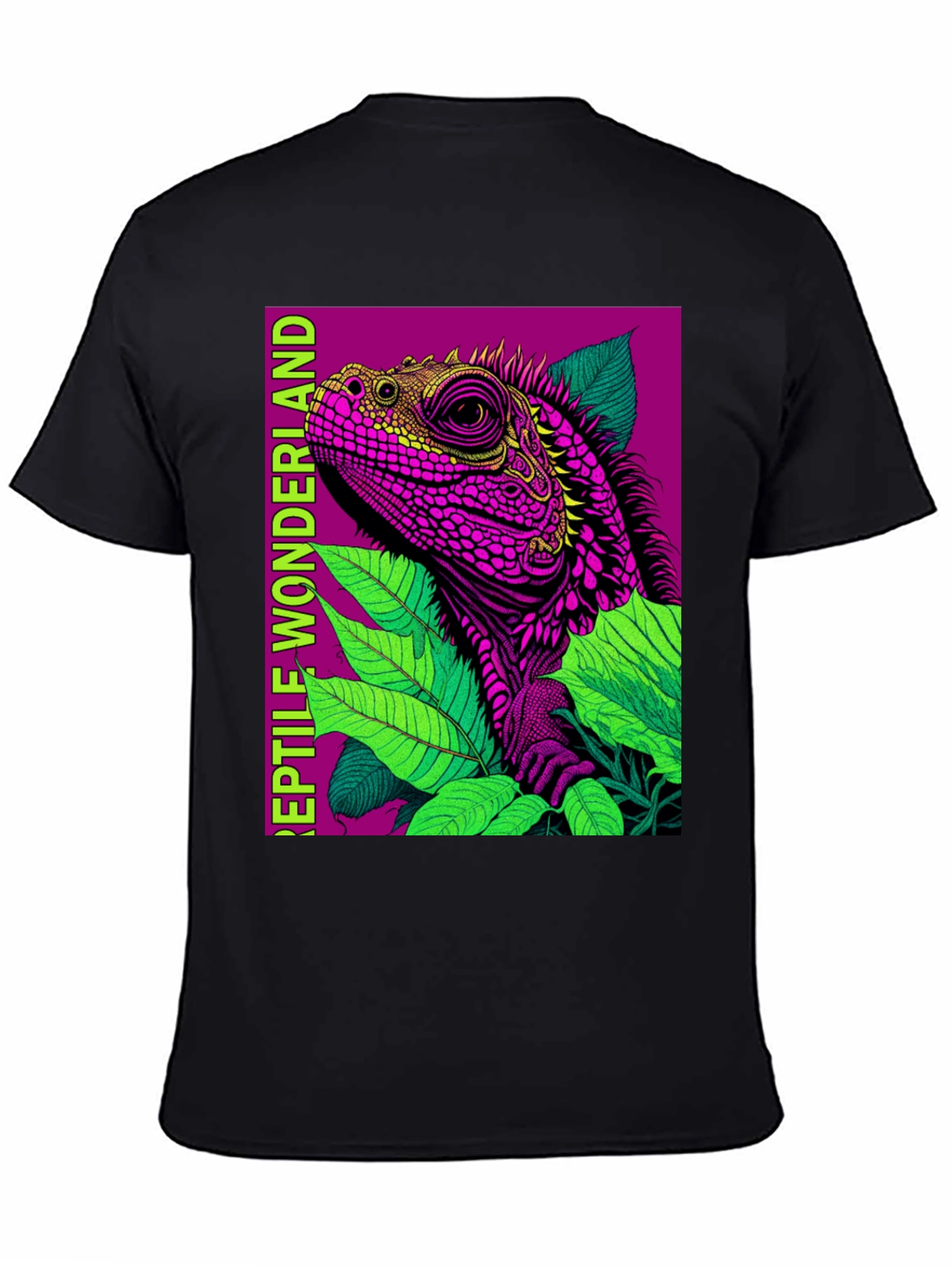 Reptile Wonderland T-Shirt: Vibrant Lizard Design