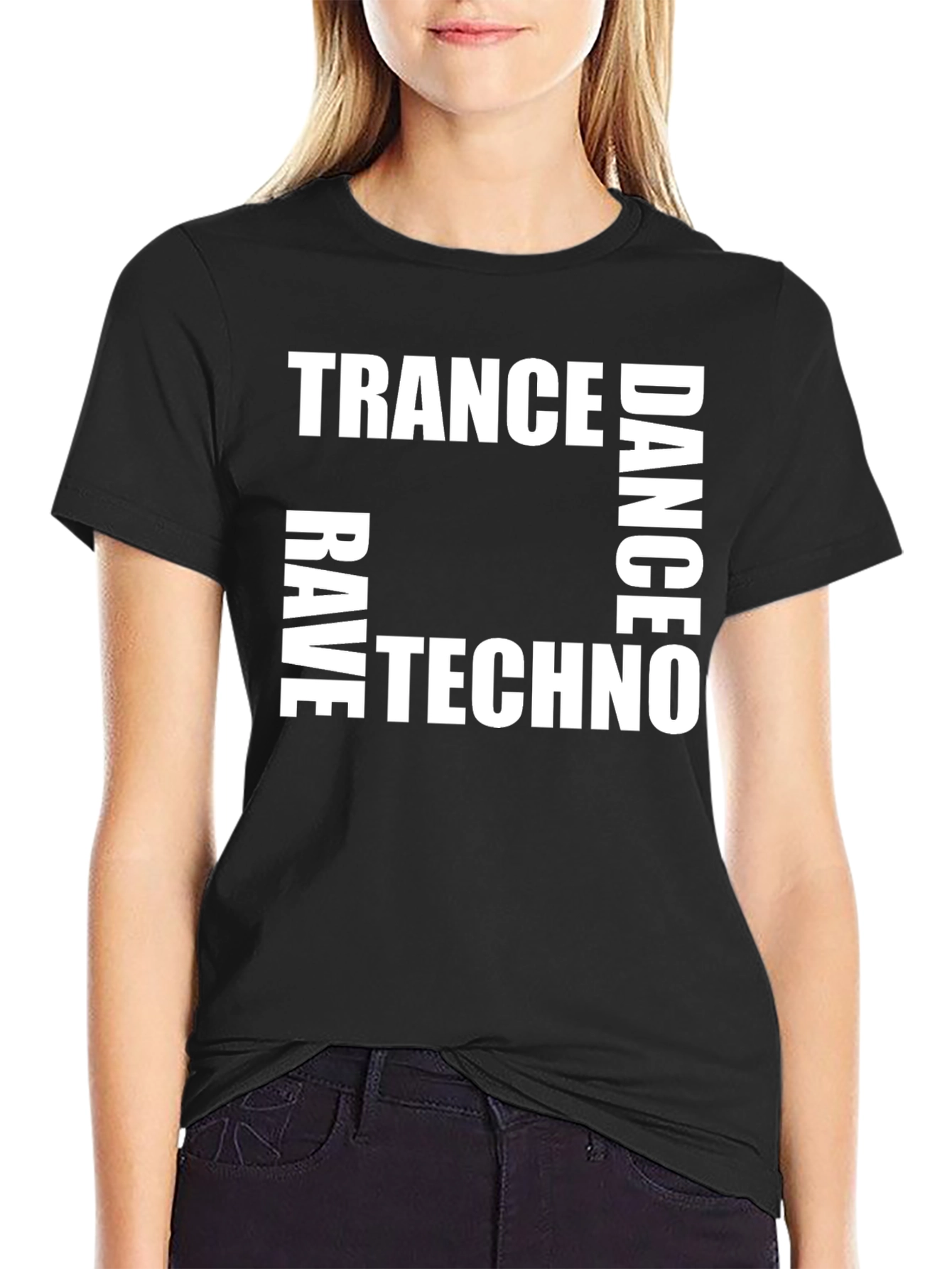 Trance Dance Techno Rave Graphic Tee