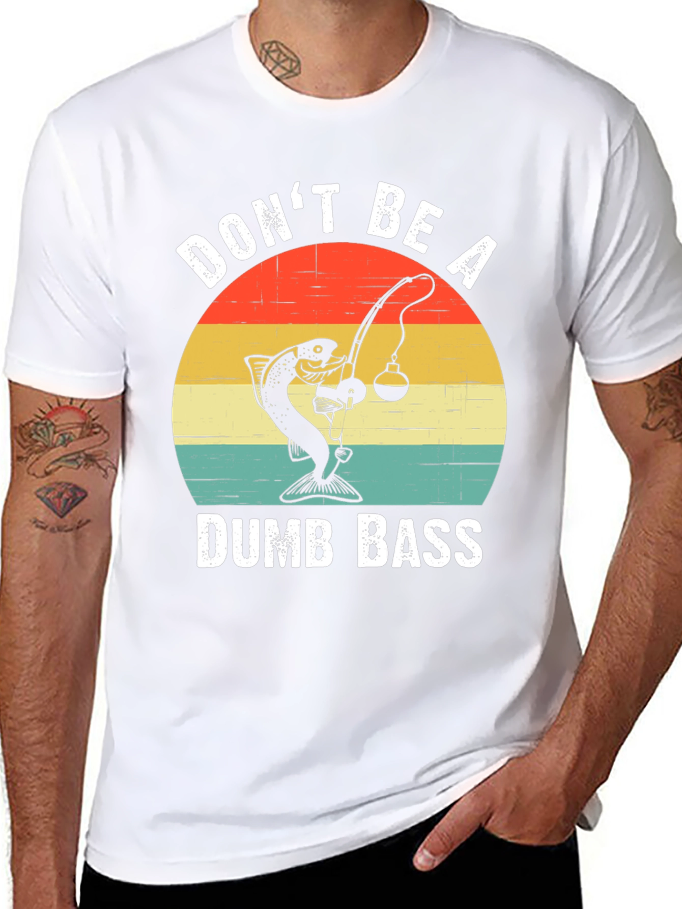 Dont Be A Dumb Bass T-Shirt Fishing Humor