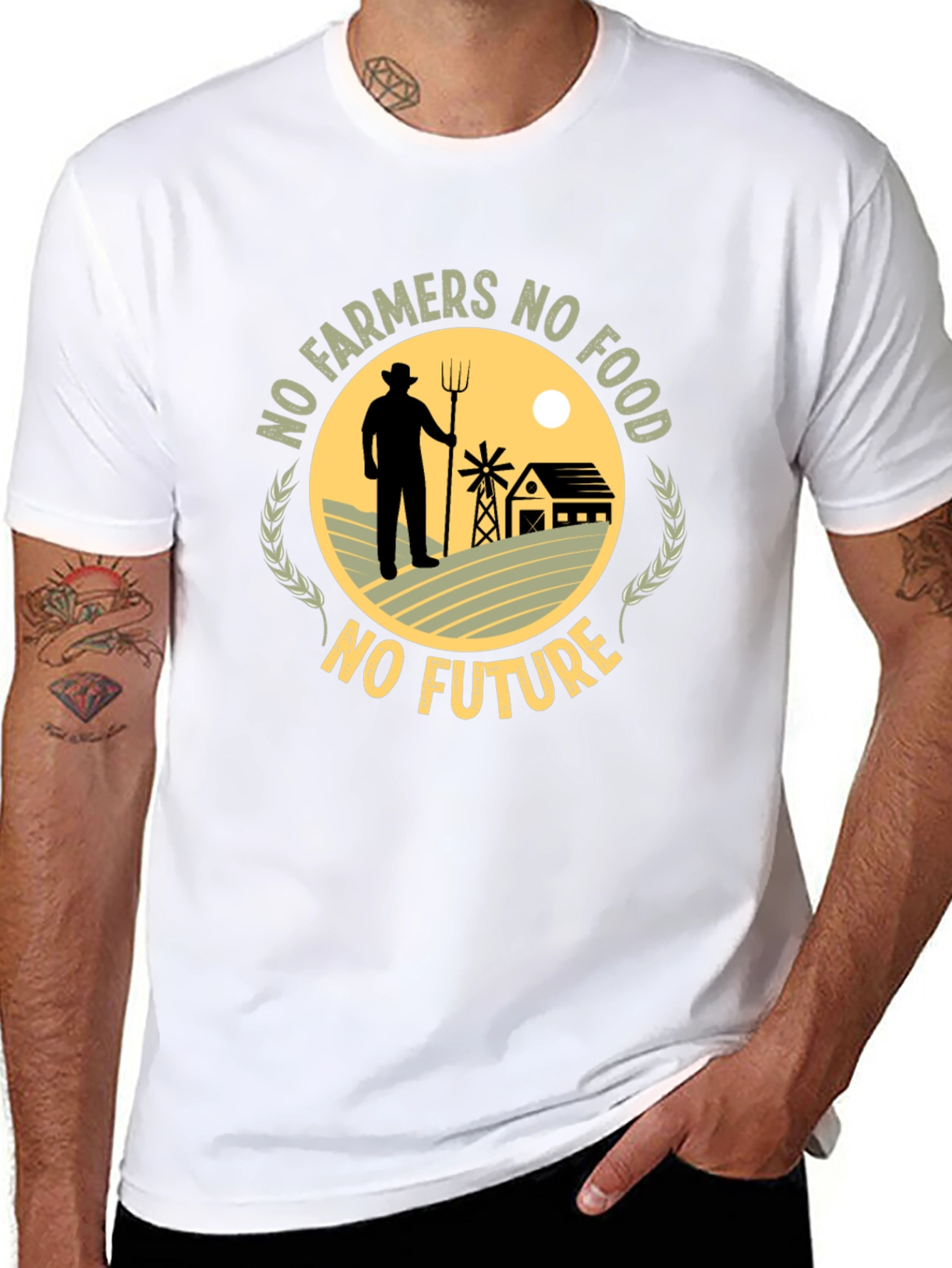 No Farmers No Food T-Shirt