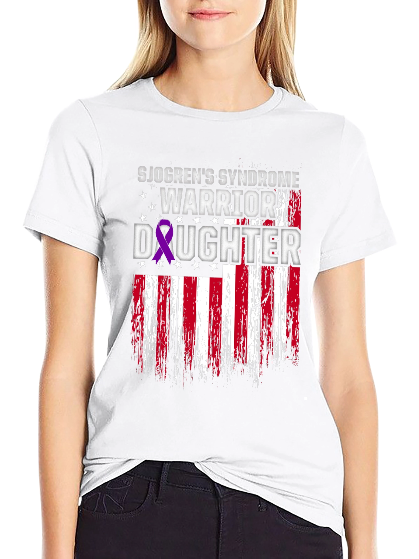 Sjogrens Syndrome Warrior Daughter Graphic Tee