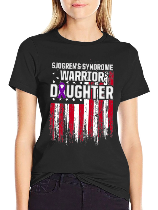 Sjogrens Syndrome Warrior Daughter Graphic Tee