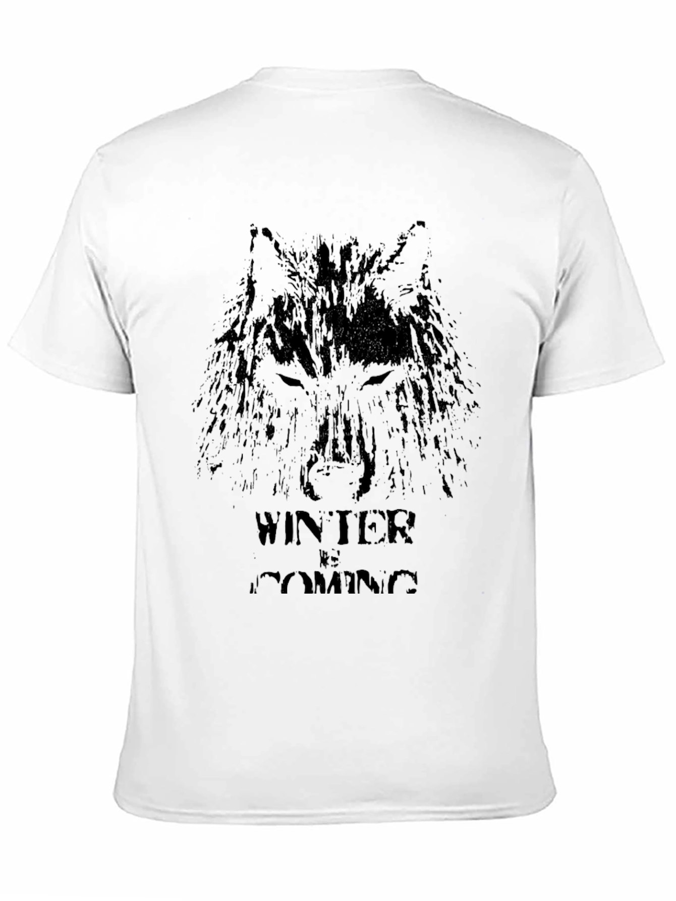 Winter is Coming Wolf Graphic T-Shirt